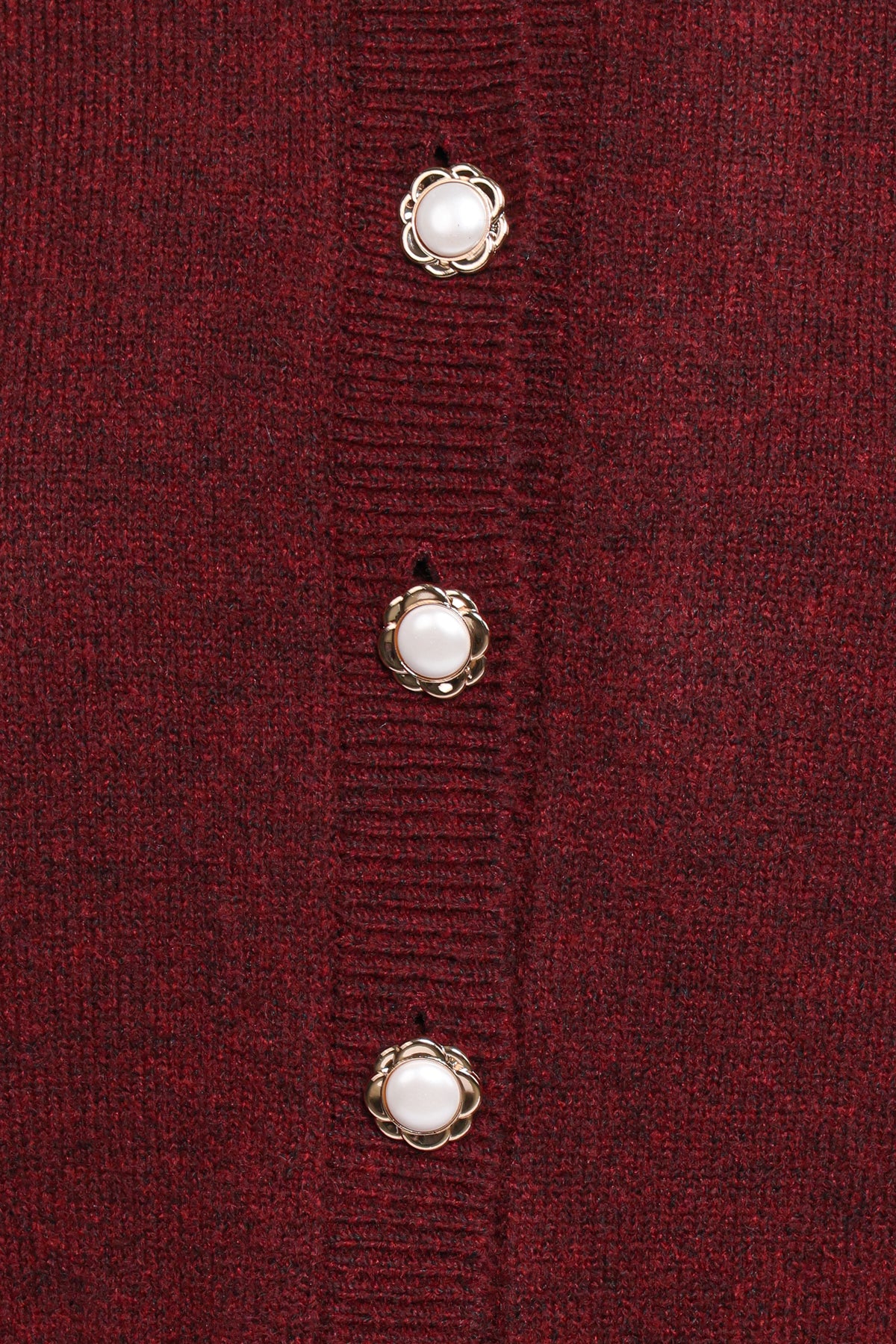 Thelma Trumpet Sleeve Cardigan - Cabernet