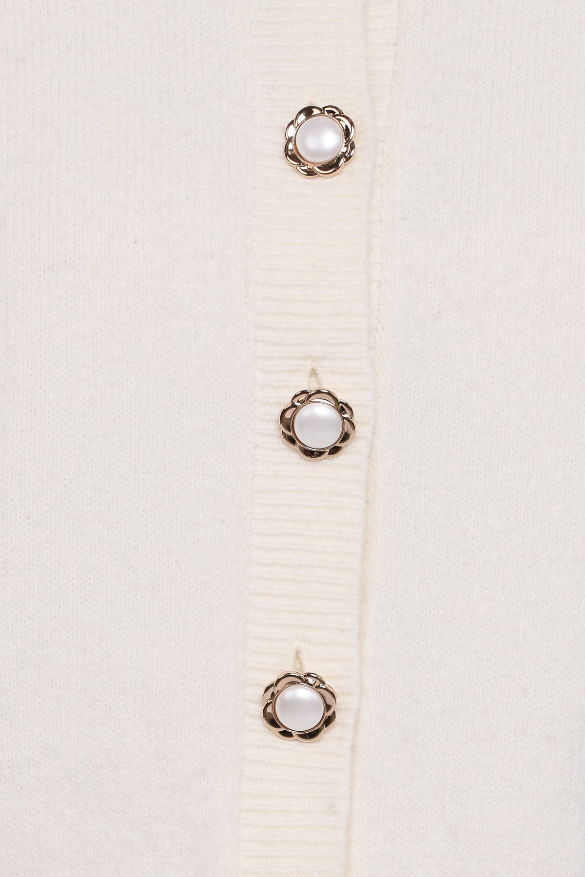 Thelma Trumpet Sleeve Cardigan - Cream