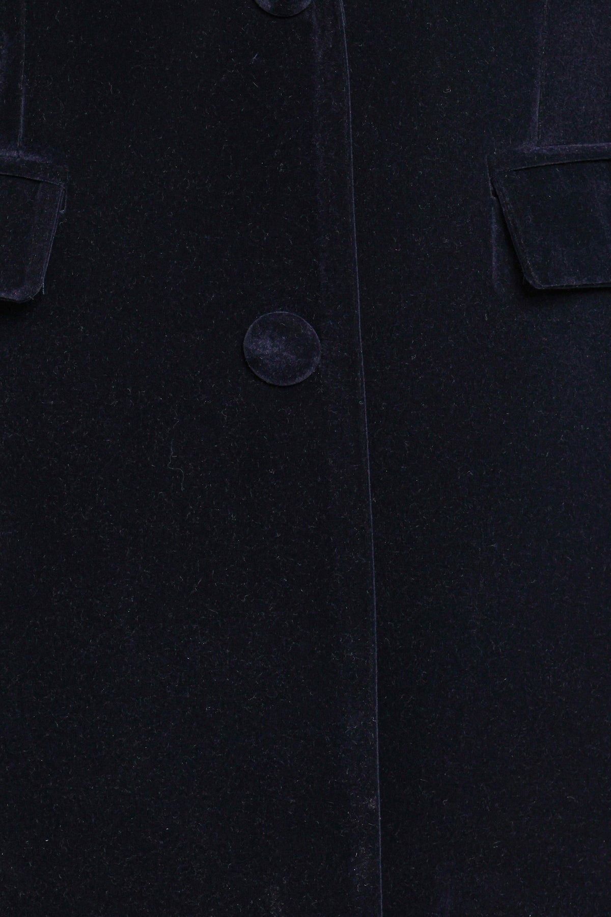 Clive Velvet Blazer - Navy