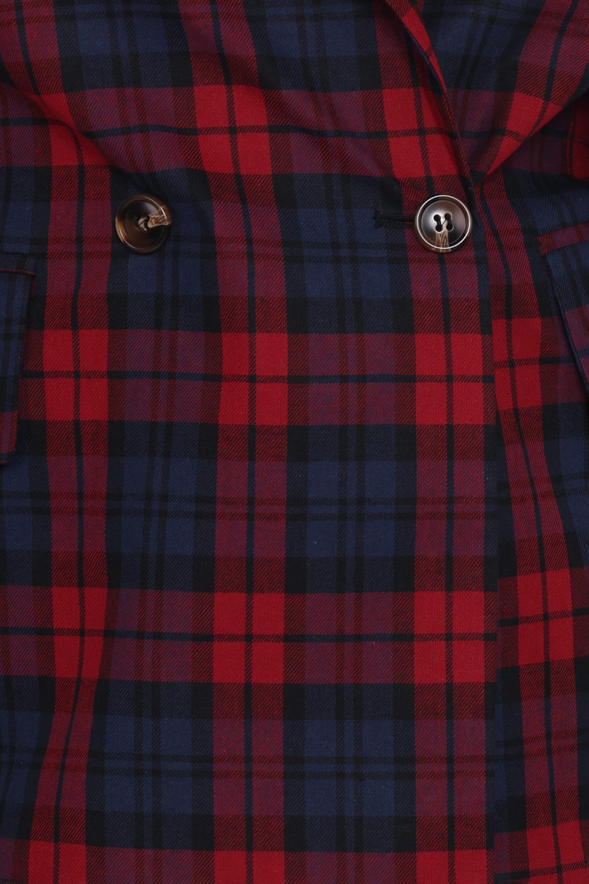 Juliette Blazer - Red Plaid
