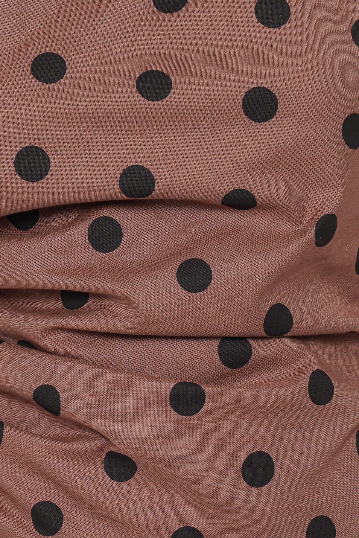 Carter Short Set - Brown Polka Dot