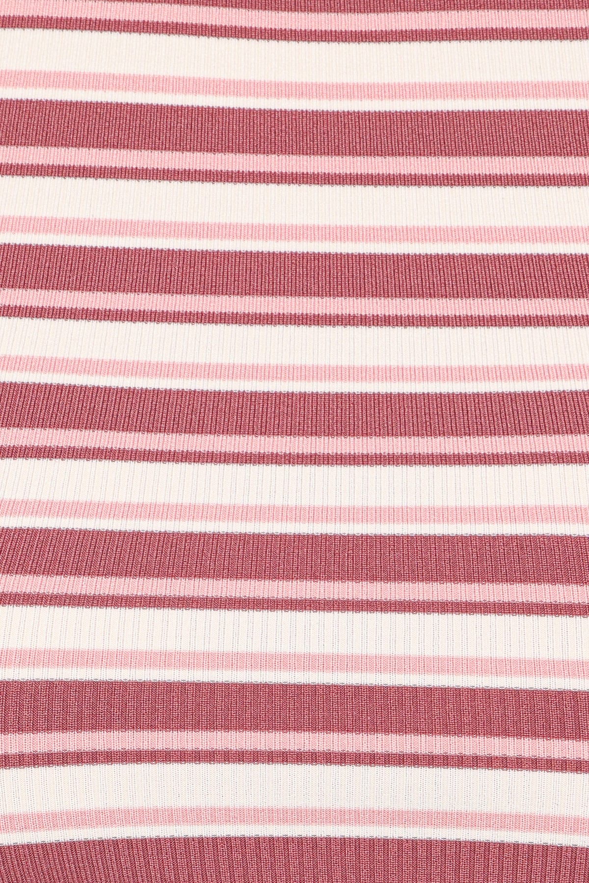 Kelly Maxi Skirt Set - Burgundy/Pink Stripe