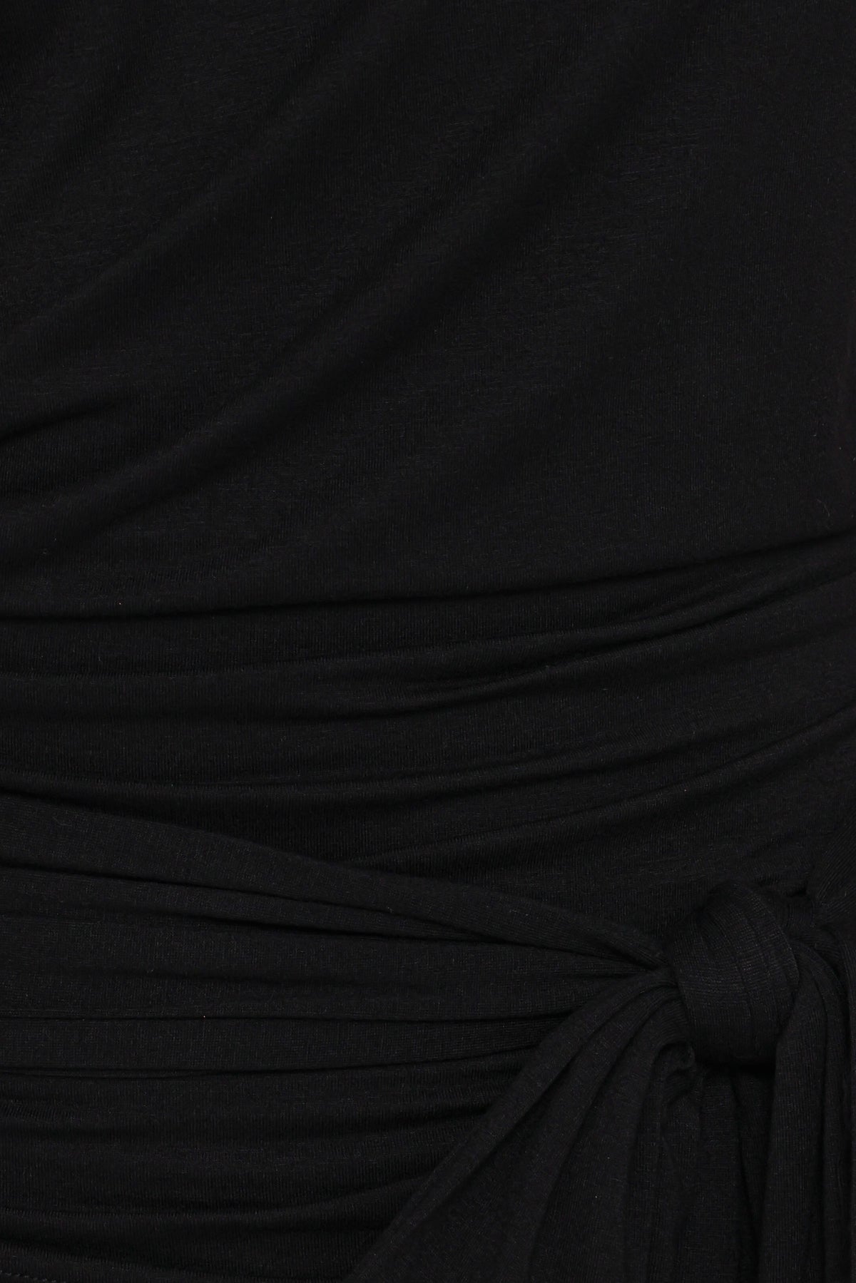 Clarke Off The Shoulder Tie Top - Black