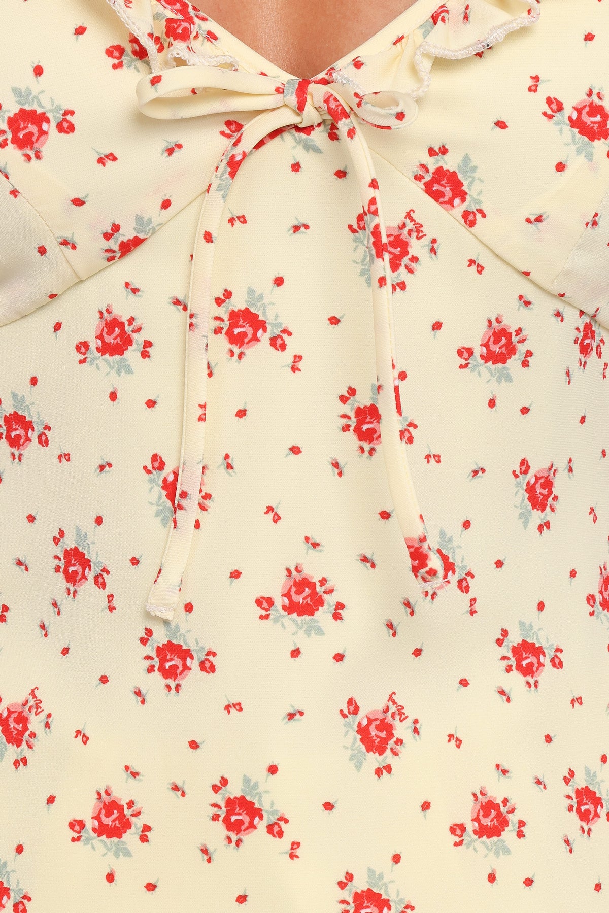 Roni Tank Top - Yellow Floral