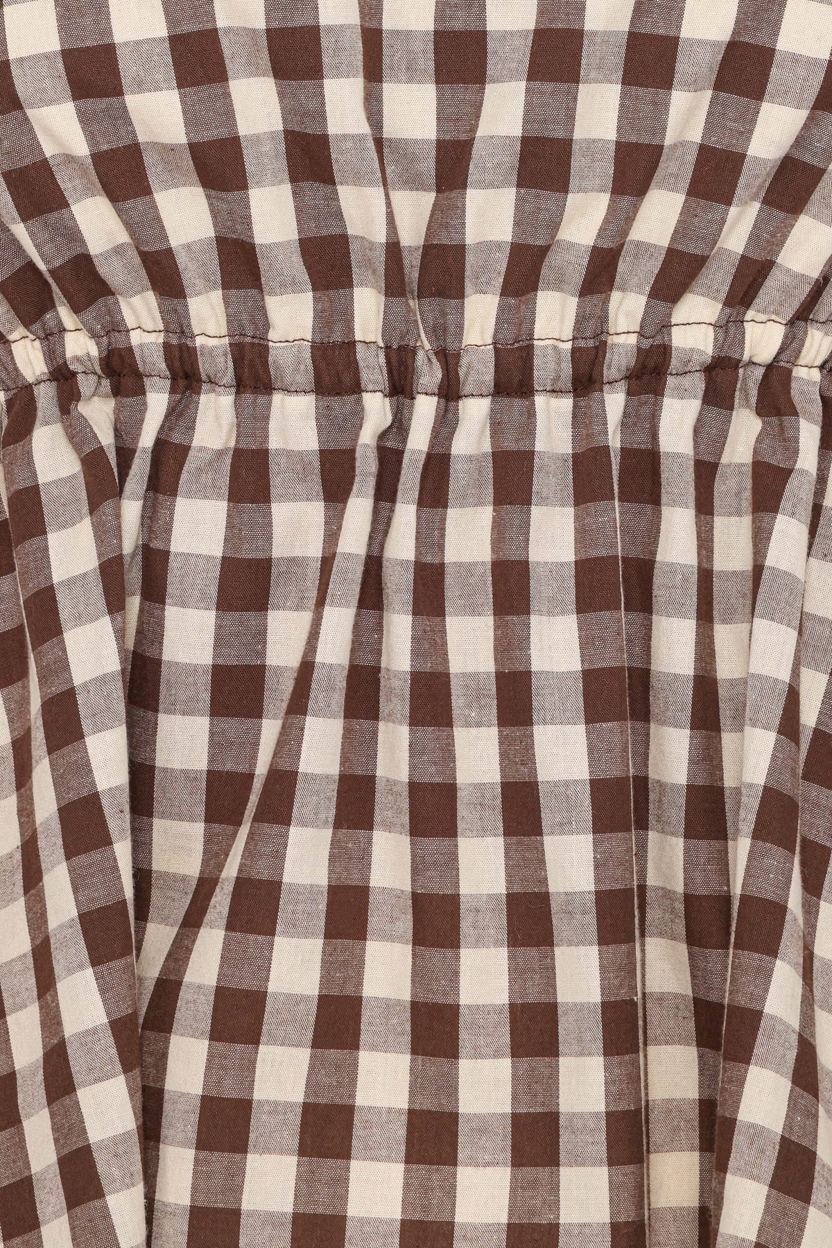 Rory Top - Brown Gingham