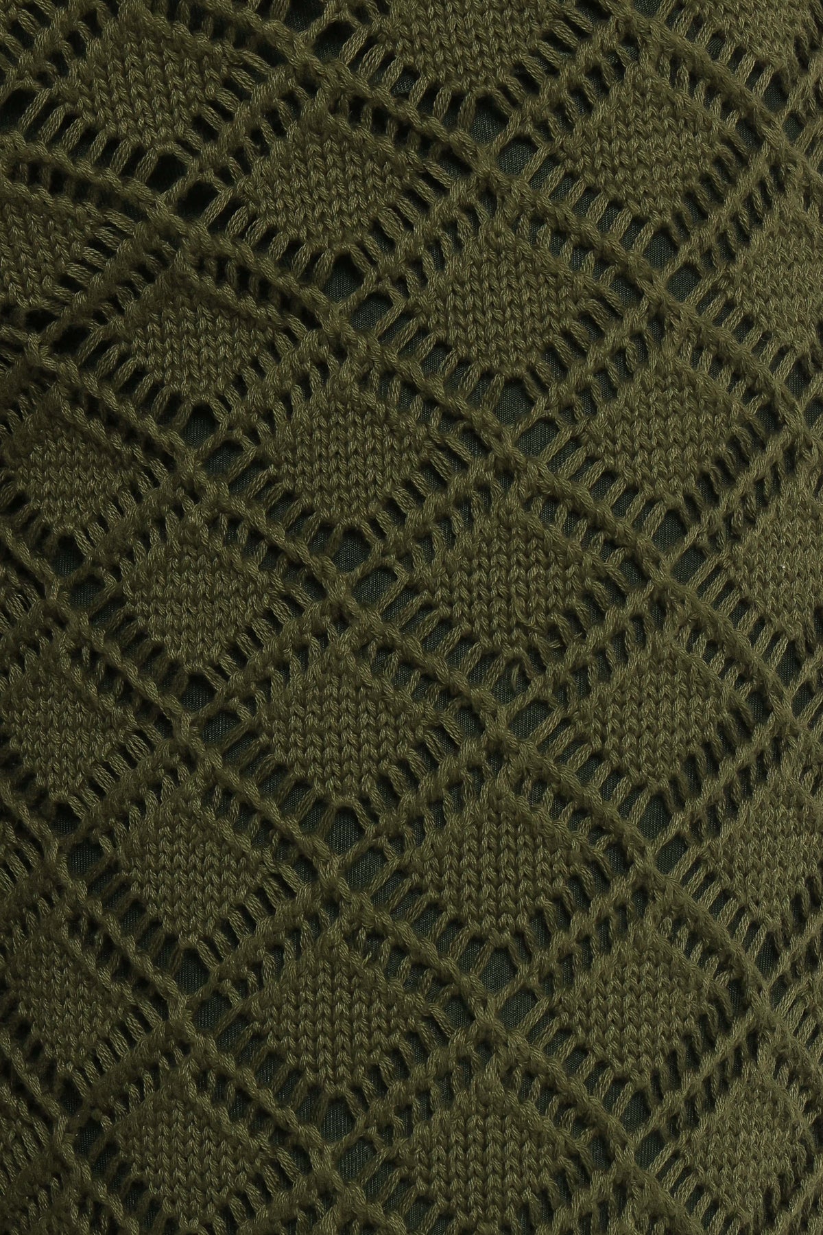 Sable Textured Knit Top - Olive