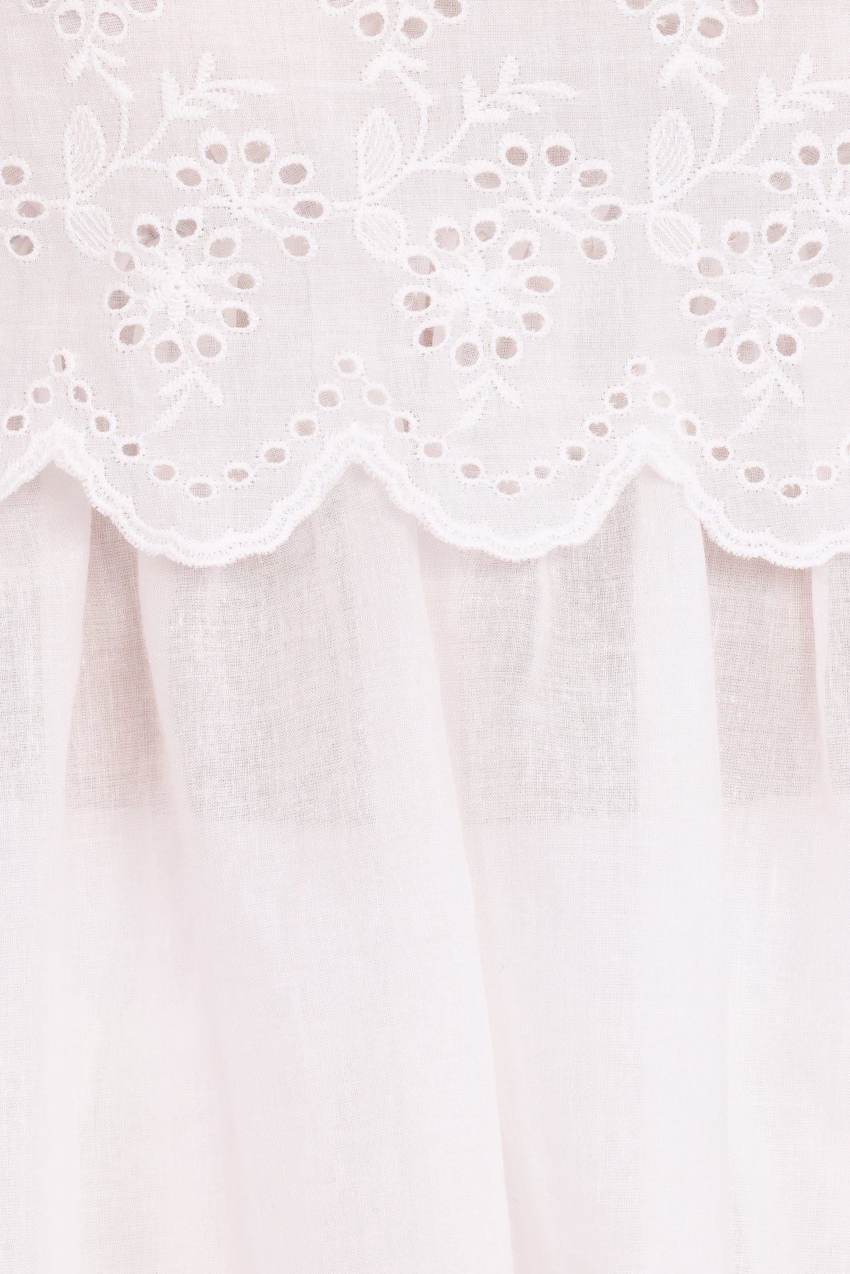 Zera Eyelet Top - White