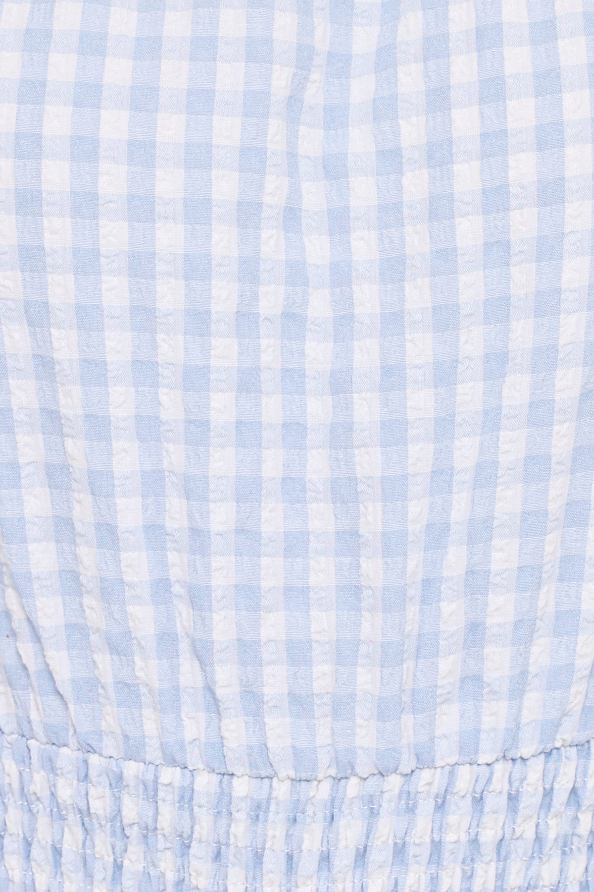 Felicity Romper - Blue Gingham