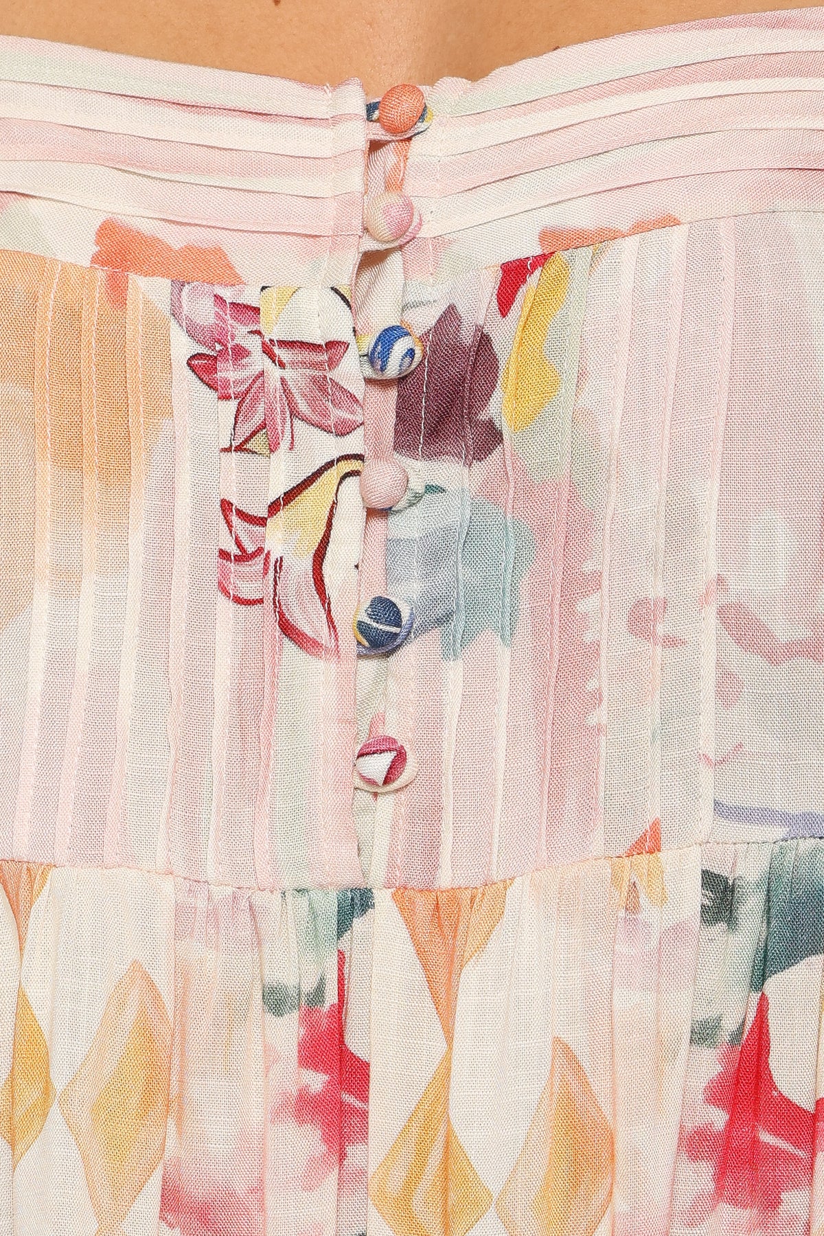 Nani Romper - Pink Watercolor