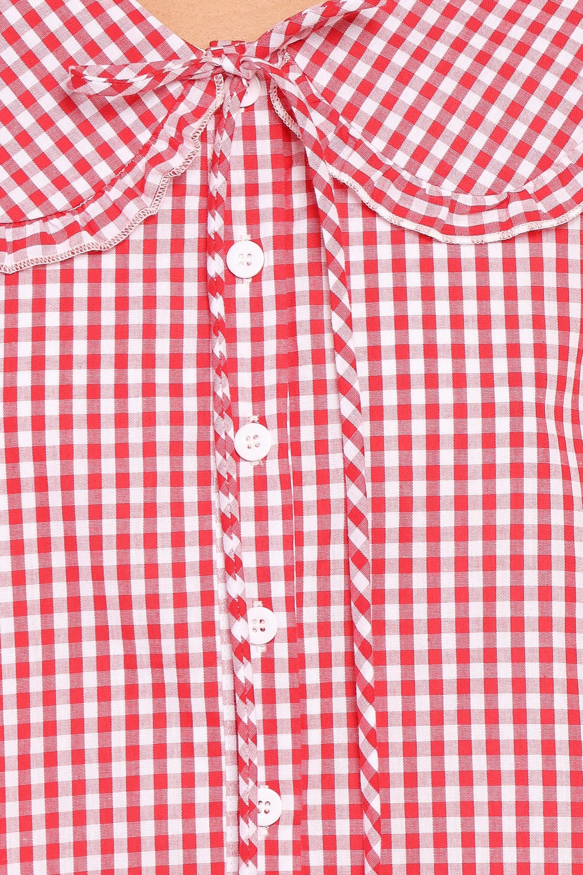Angela Short Set - Red Gingham