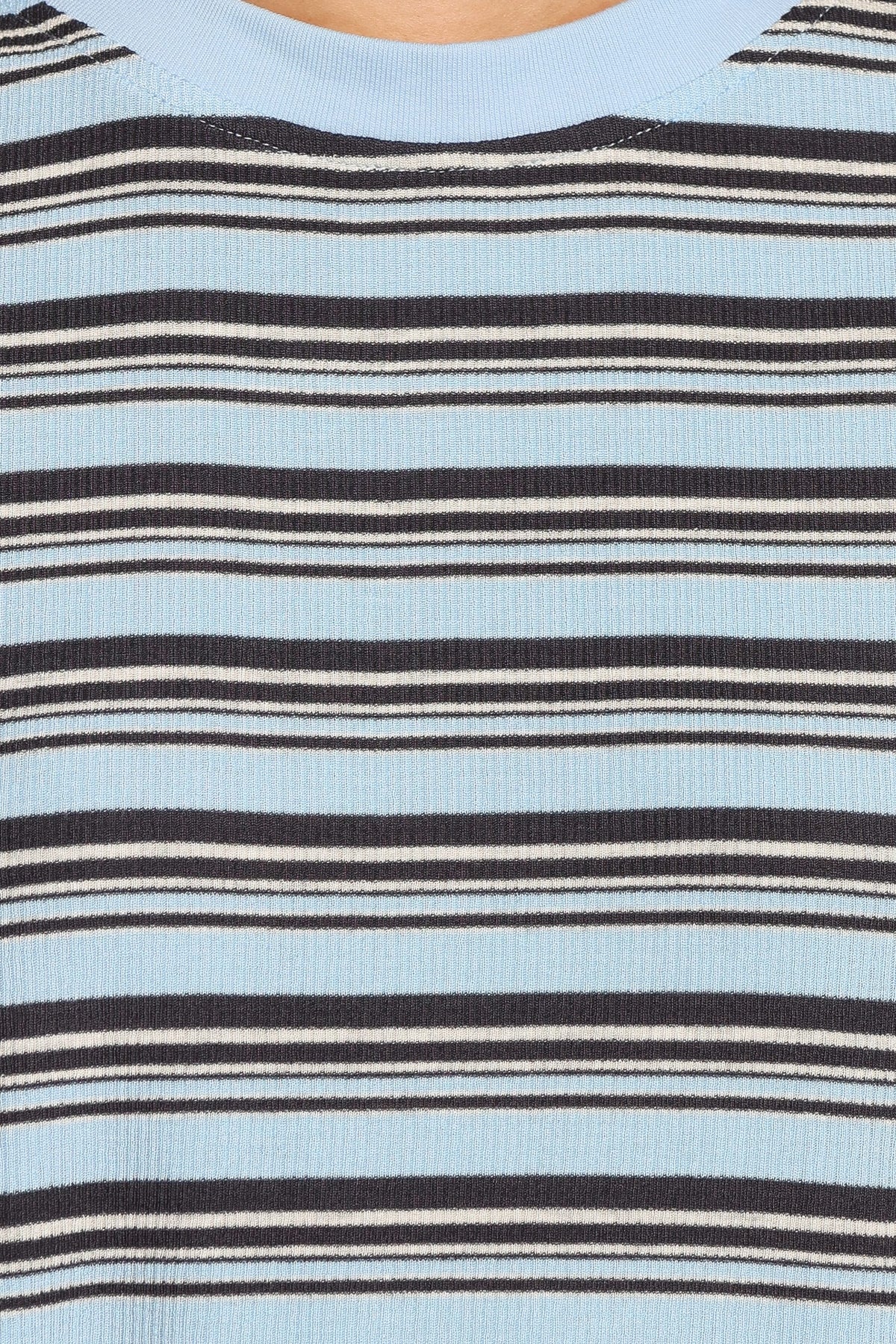 Bene Tee Skirt Set - Blue Stripe