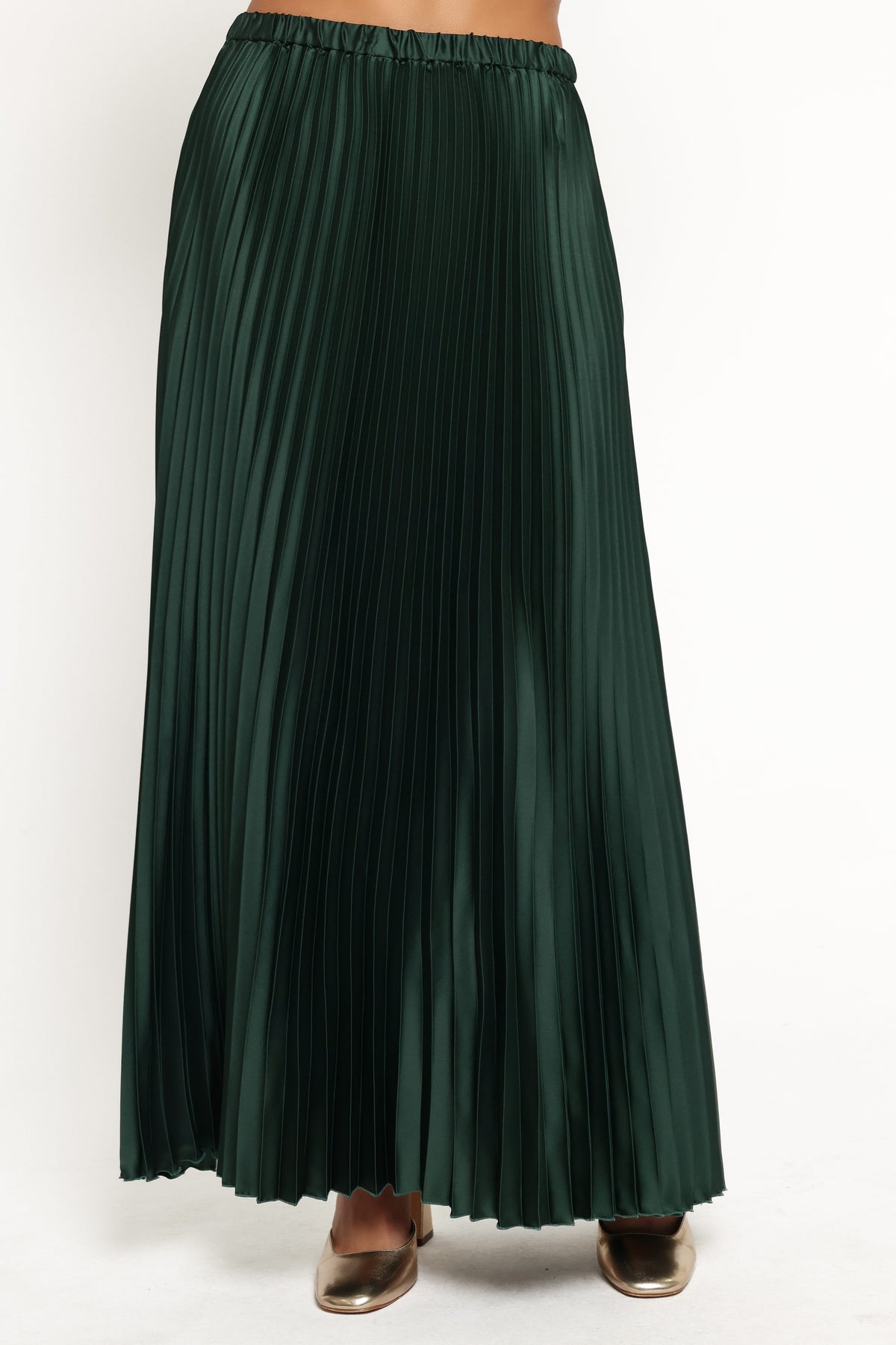 Darina Pleated Skirt Set - Olive