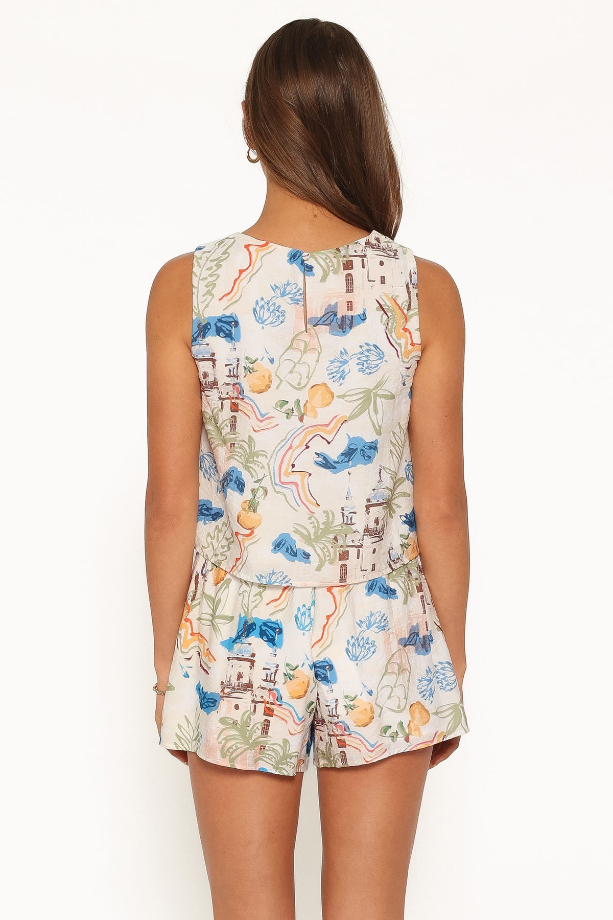 Revirie Short Set - White Multi