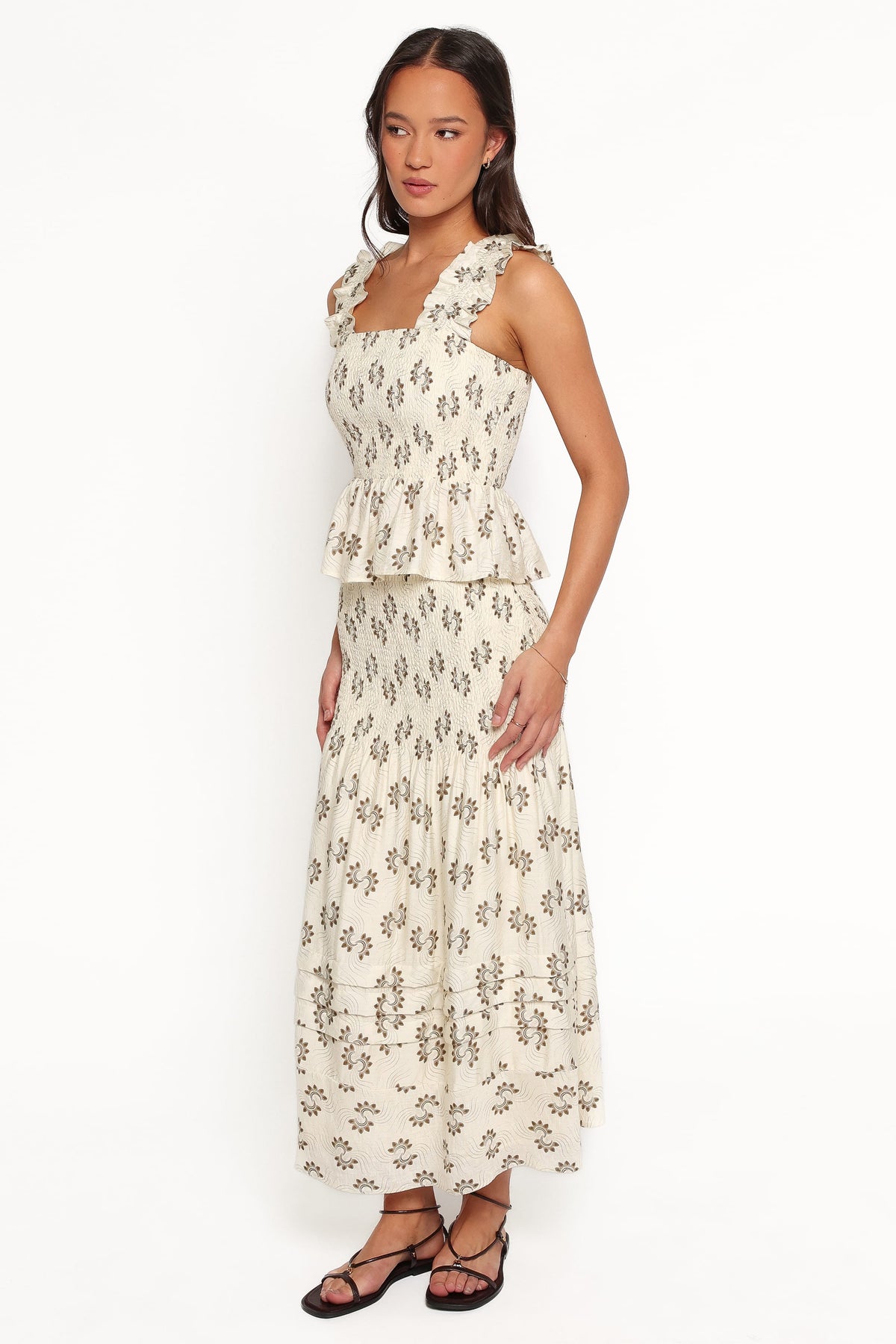 Sofia Skirt Set - Cream