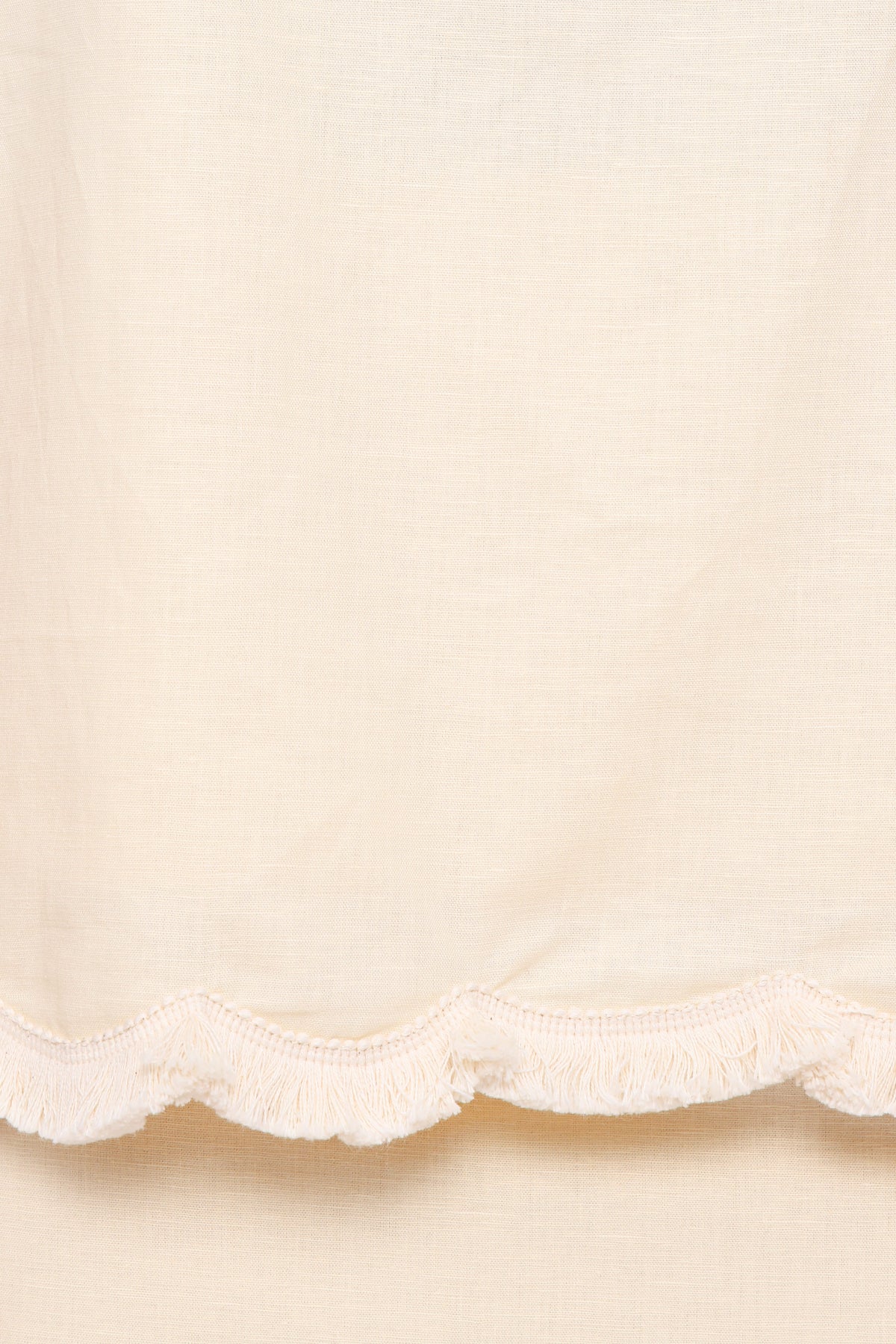 Venate Scallop Skirt Set - Yellow
