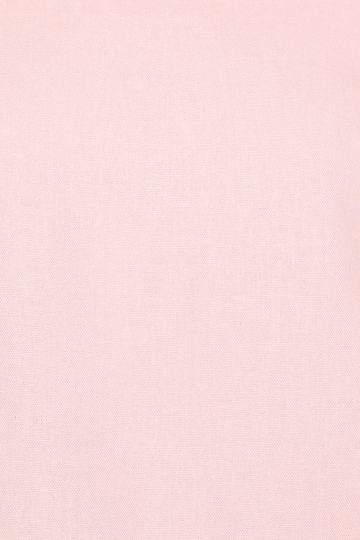 Madison Linen Cropped Tank - Pink