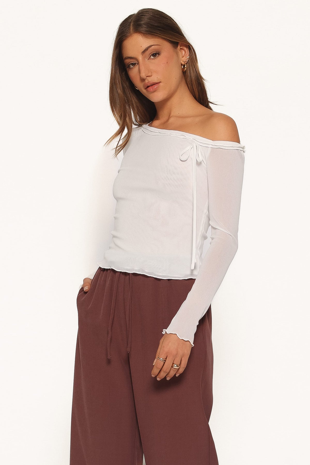 Seth Knit Top - White