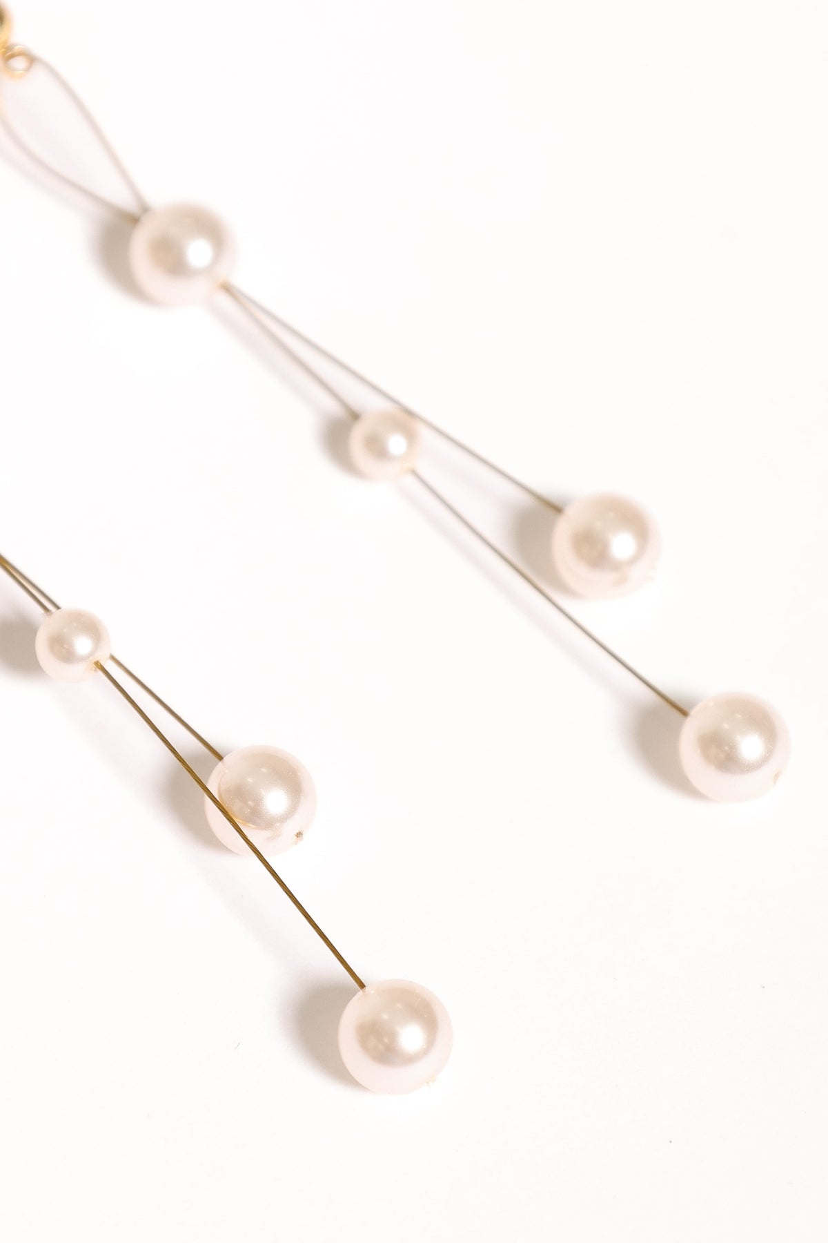 Isabelle Drop Earrings - Gold Pearl