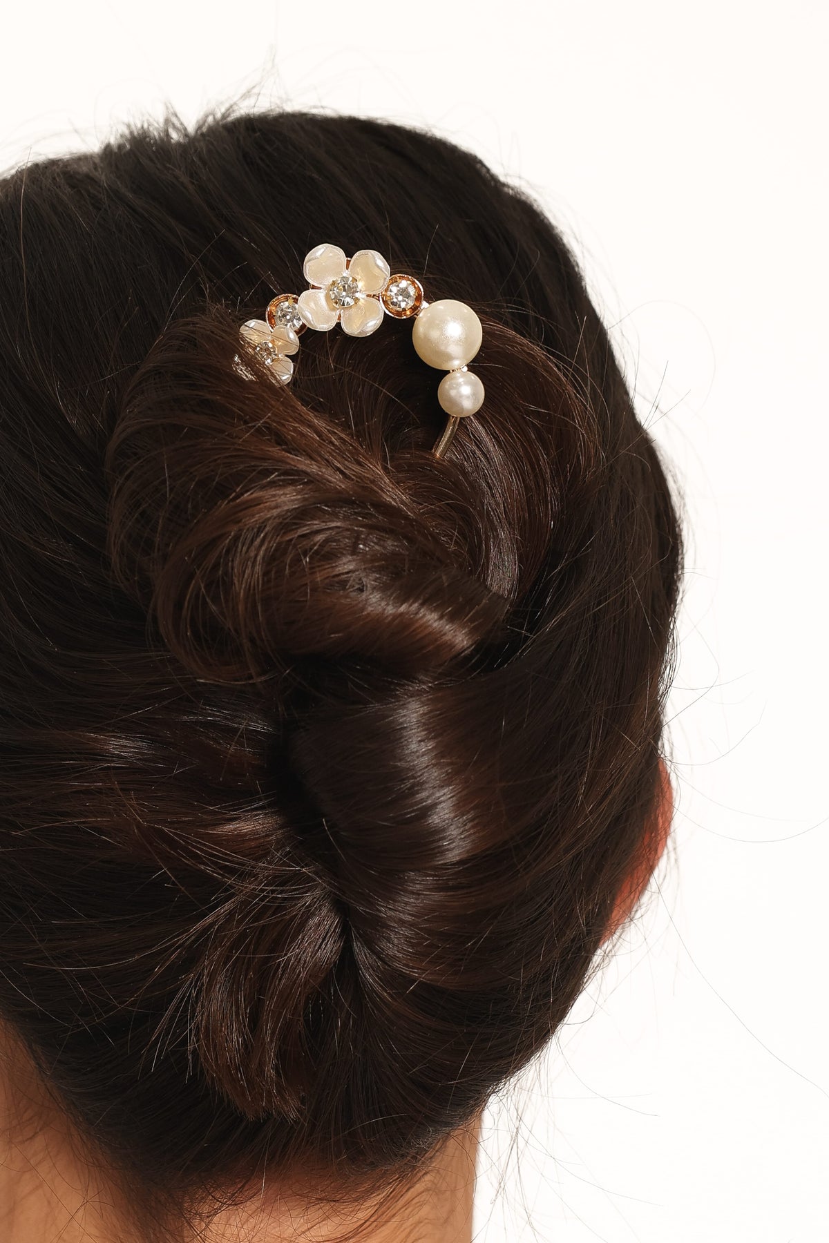 Penelope Hair Pin - Gold Pearl
