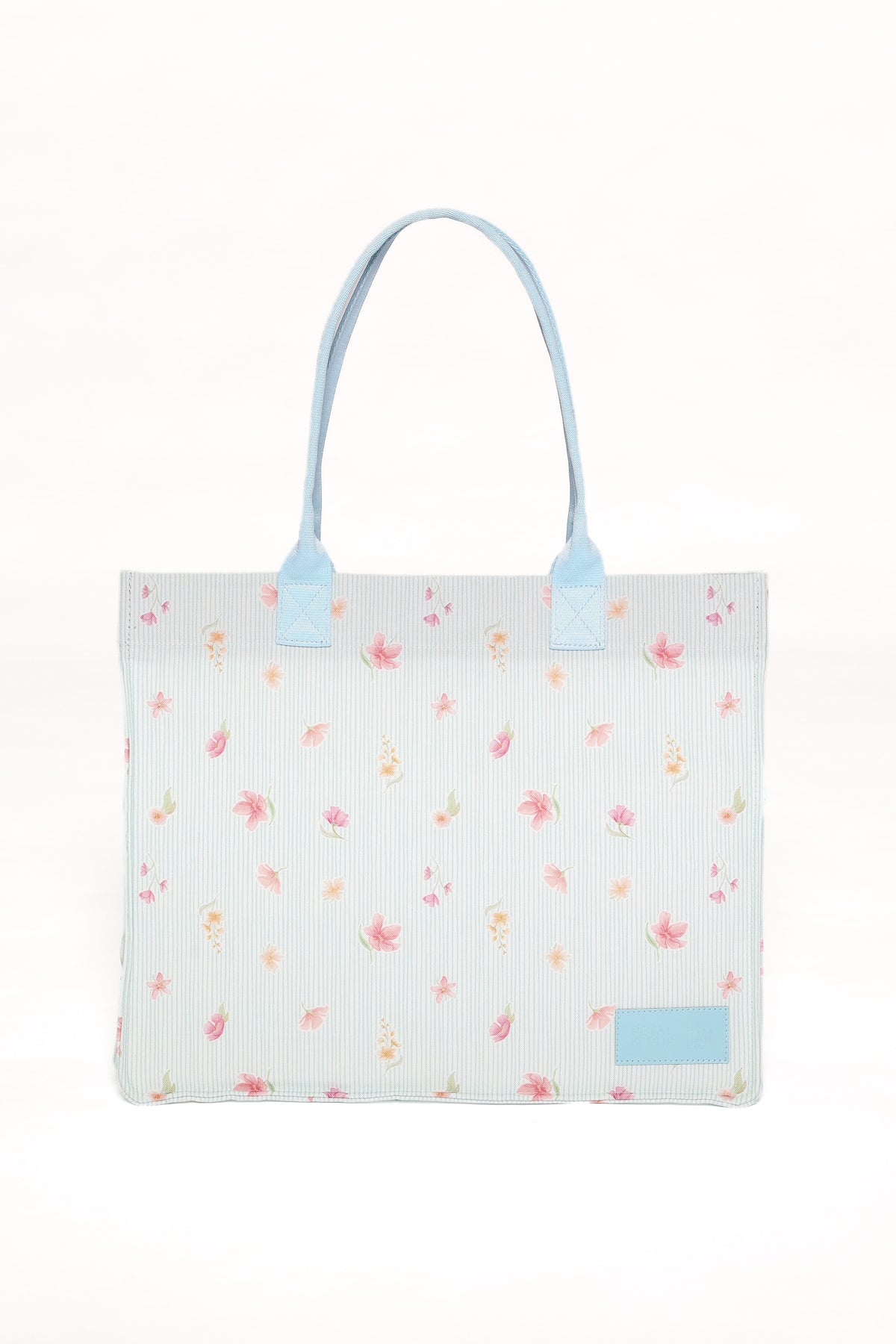 Ultimate Tote Bag - Blue Garden Stripe