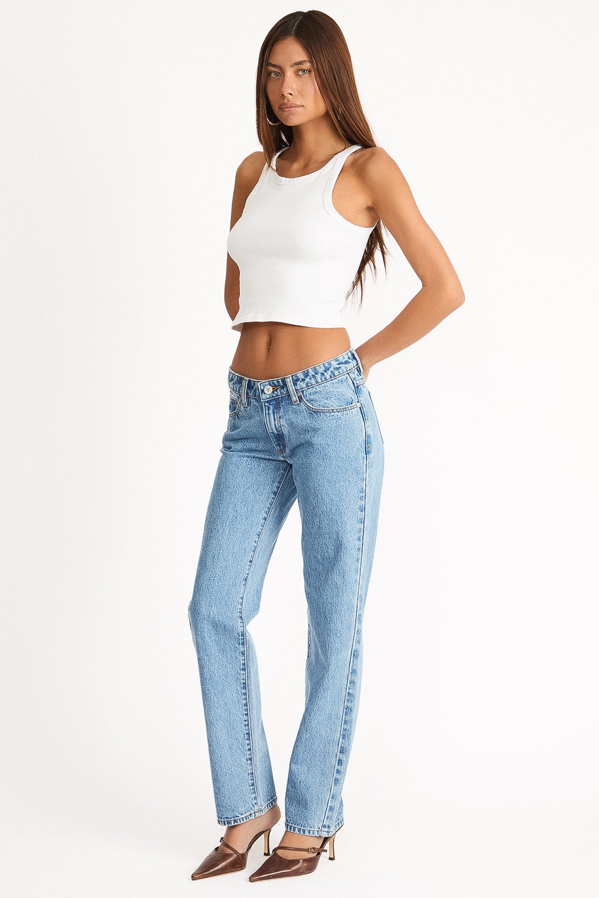 Abrand 99 Low Straight Jeans - Katie