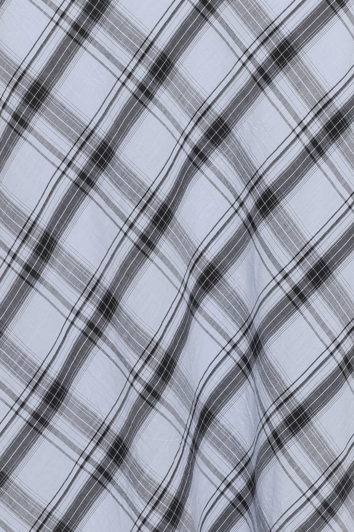 Piper Midi Skirt - Icy Bue Plaid