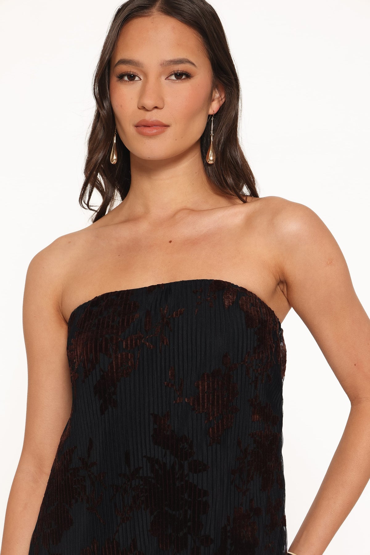 Alegra Maxi Dress - Black Floral