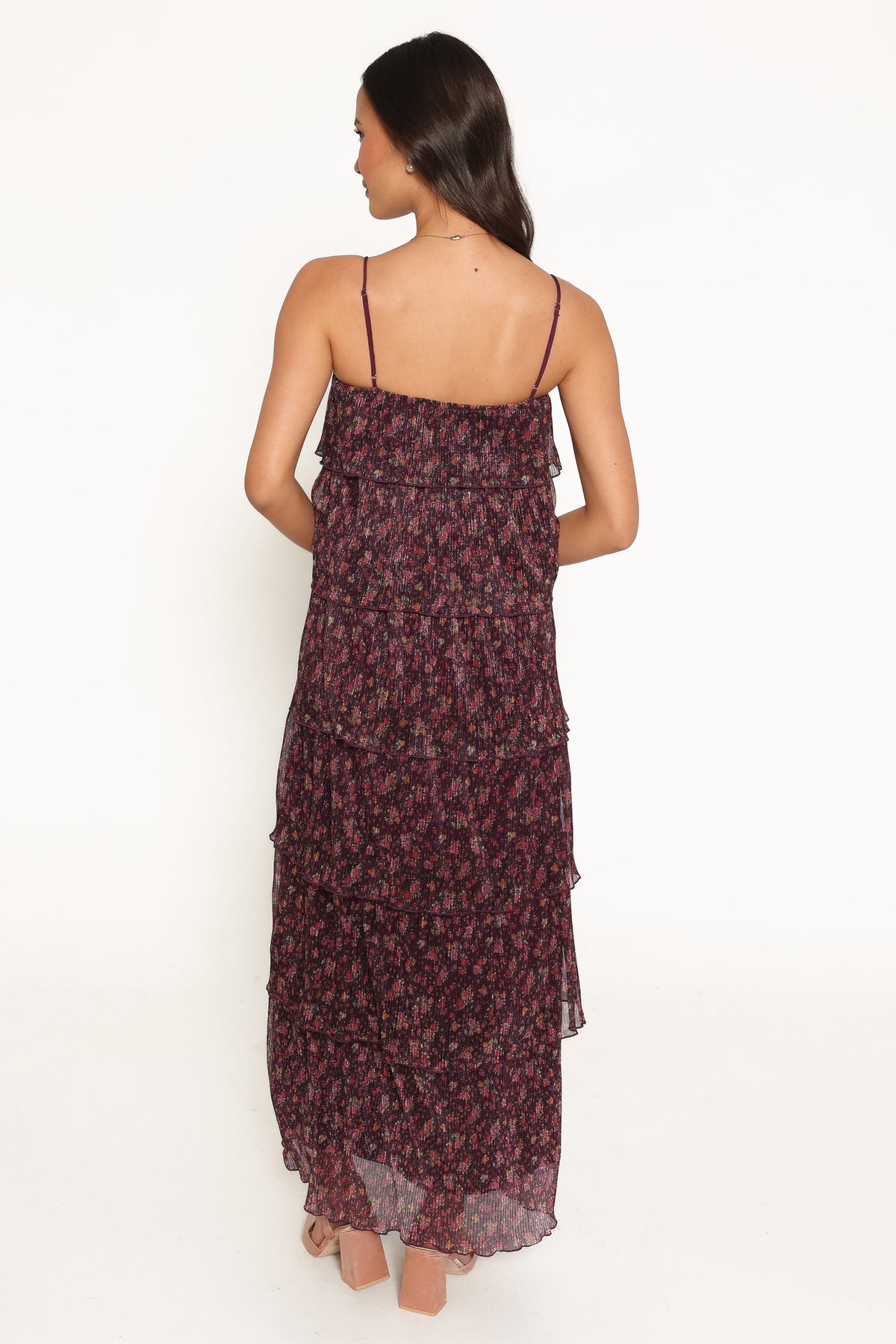 Alinae Maxi Dress - Purple Floral