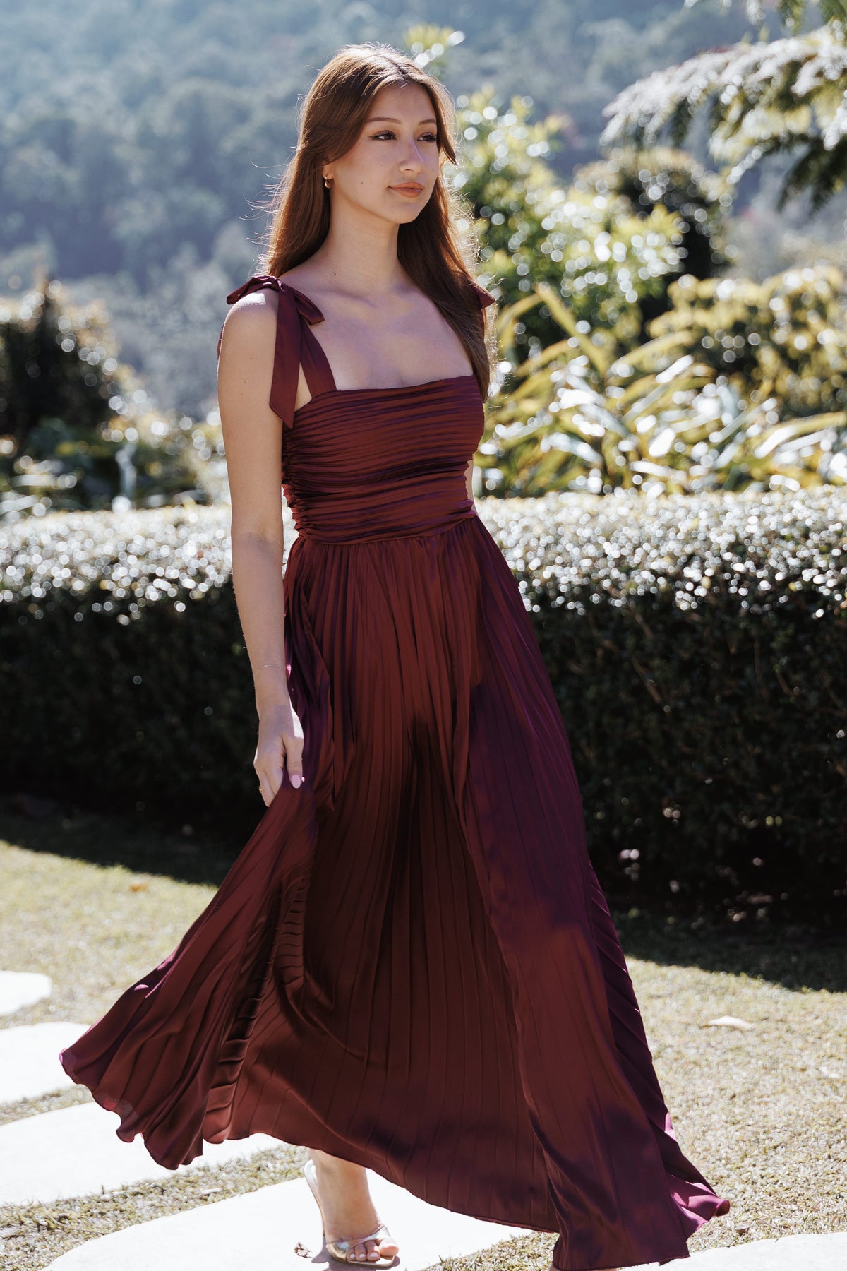 Beaumont Maxi Dress - Wine