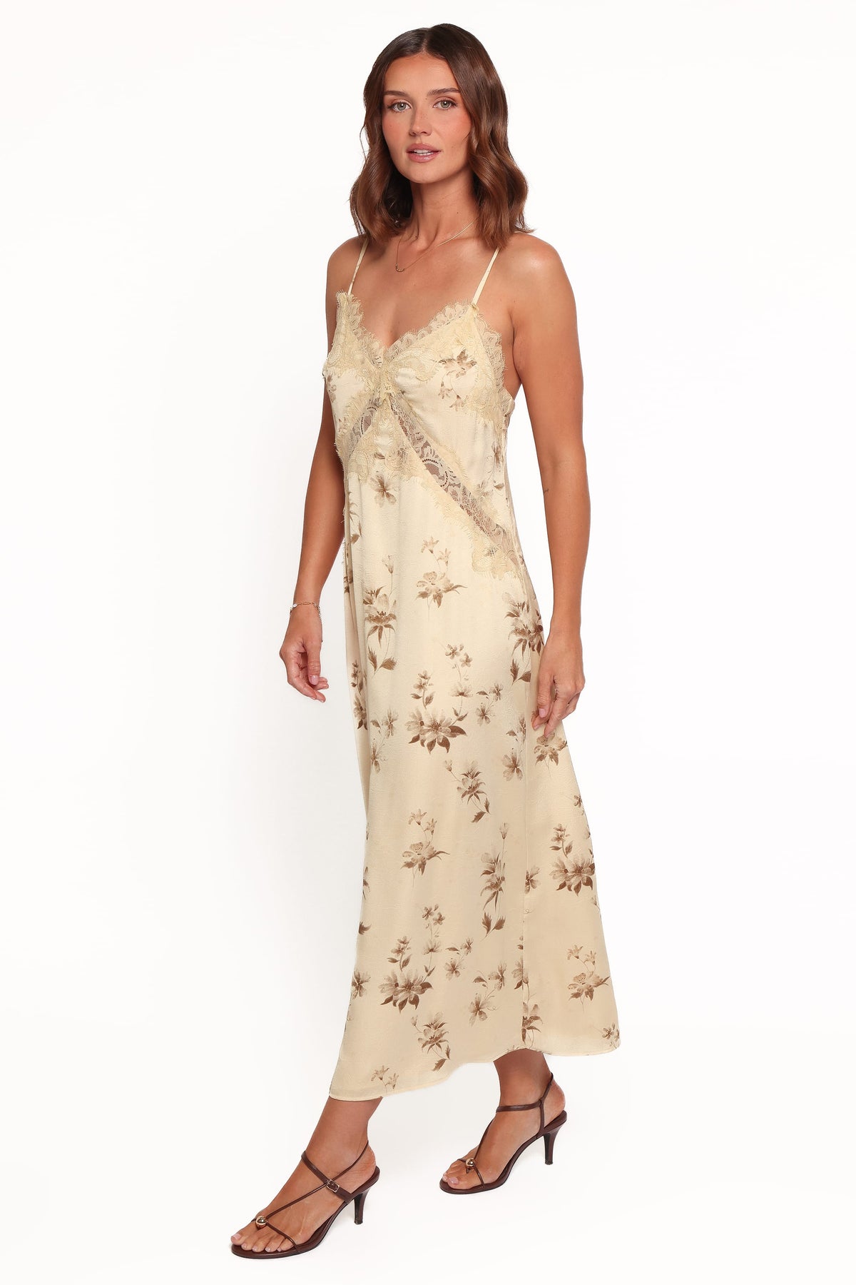 Capaldi Maxi Dress - Sand Floral