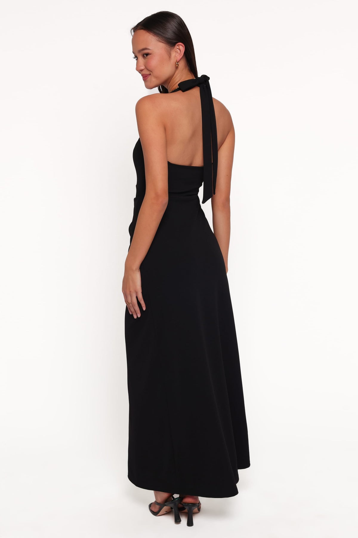 Femina Halterneck Maxi Dress - Black