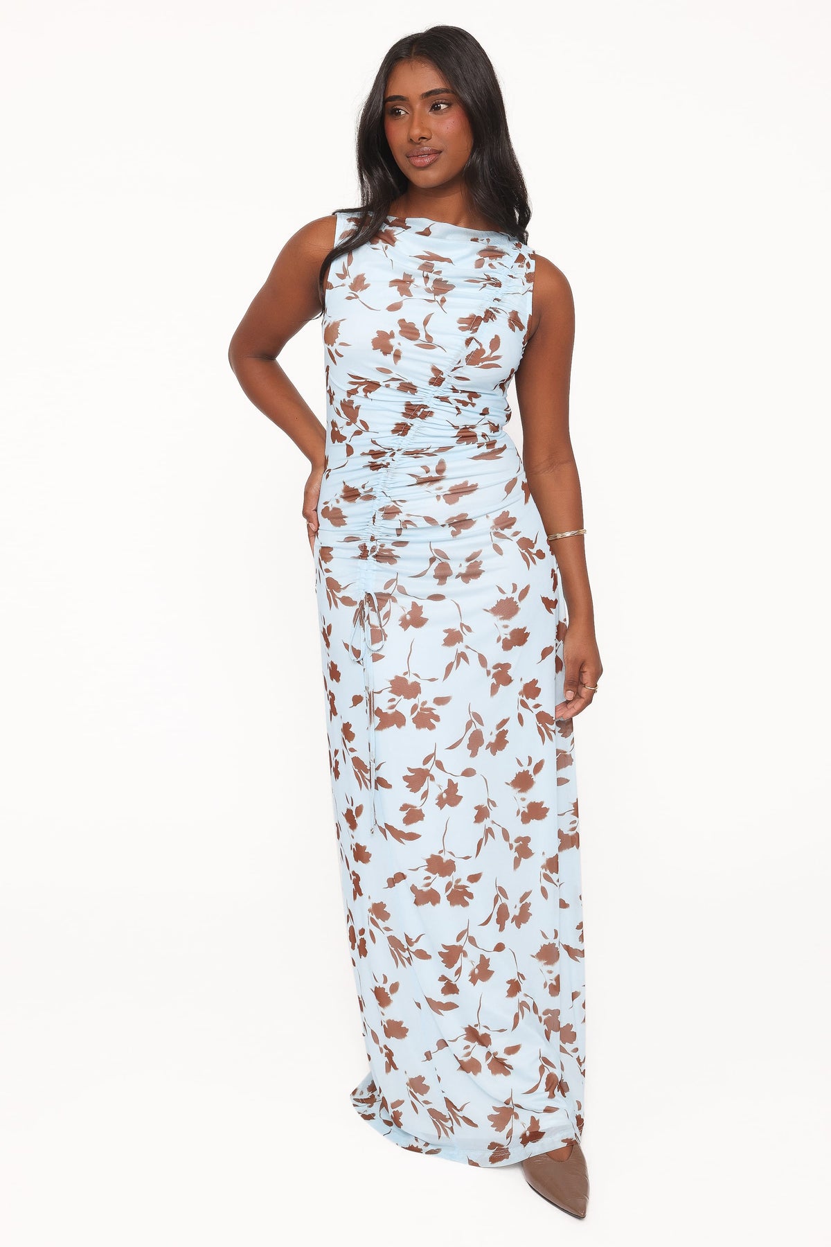 Gracelyn Maxi Dress - Blue Floral