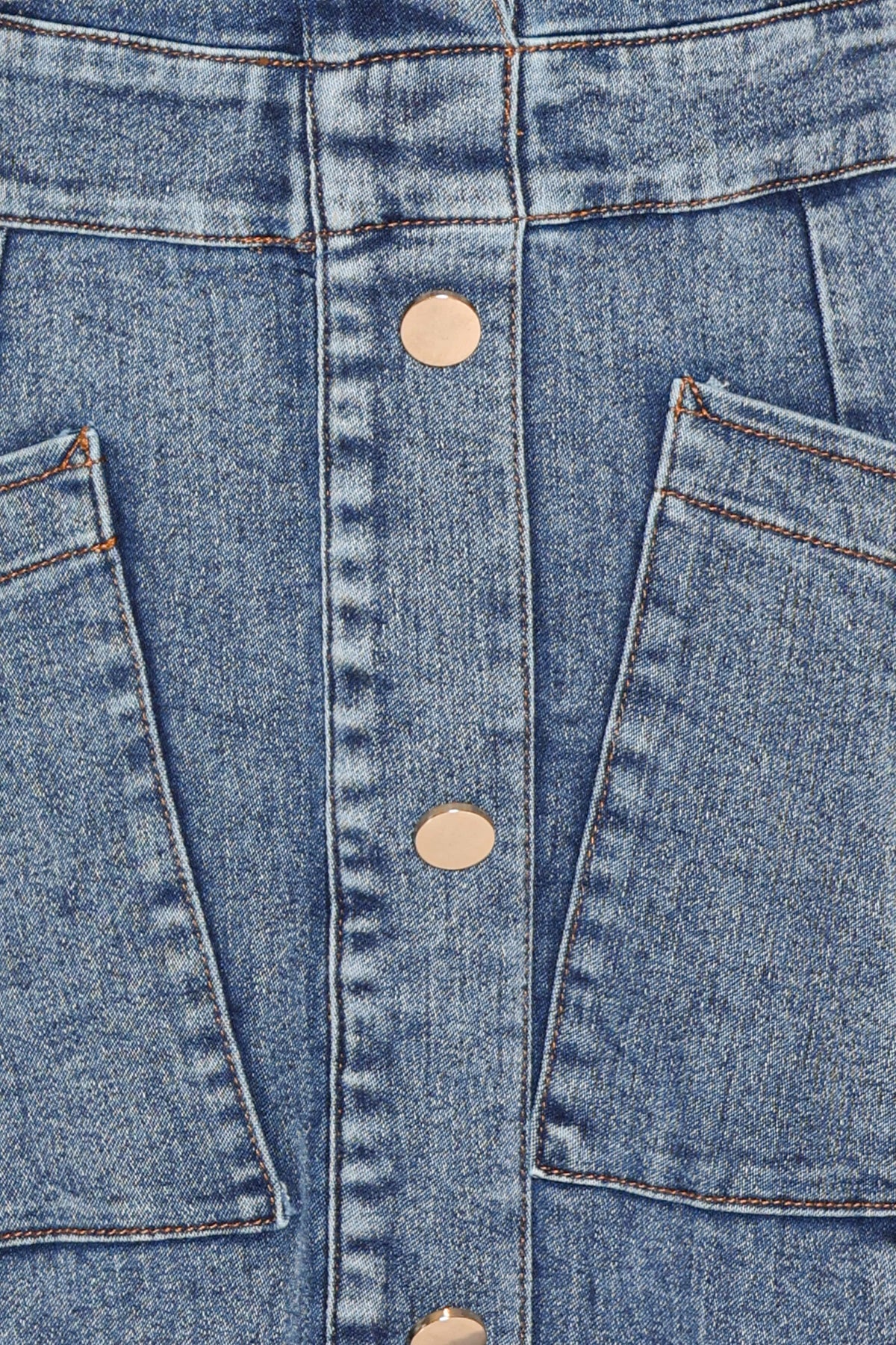 Jye Maxi Dress - Med Denim