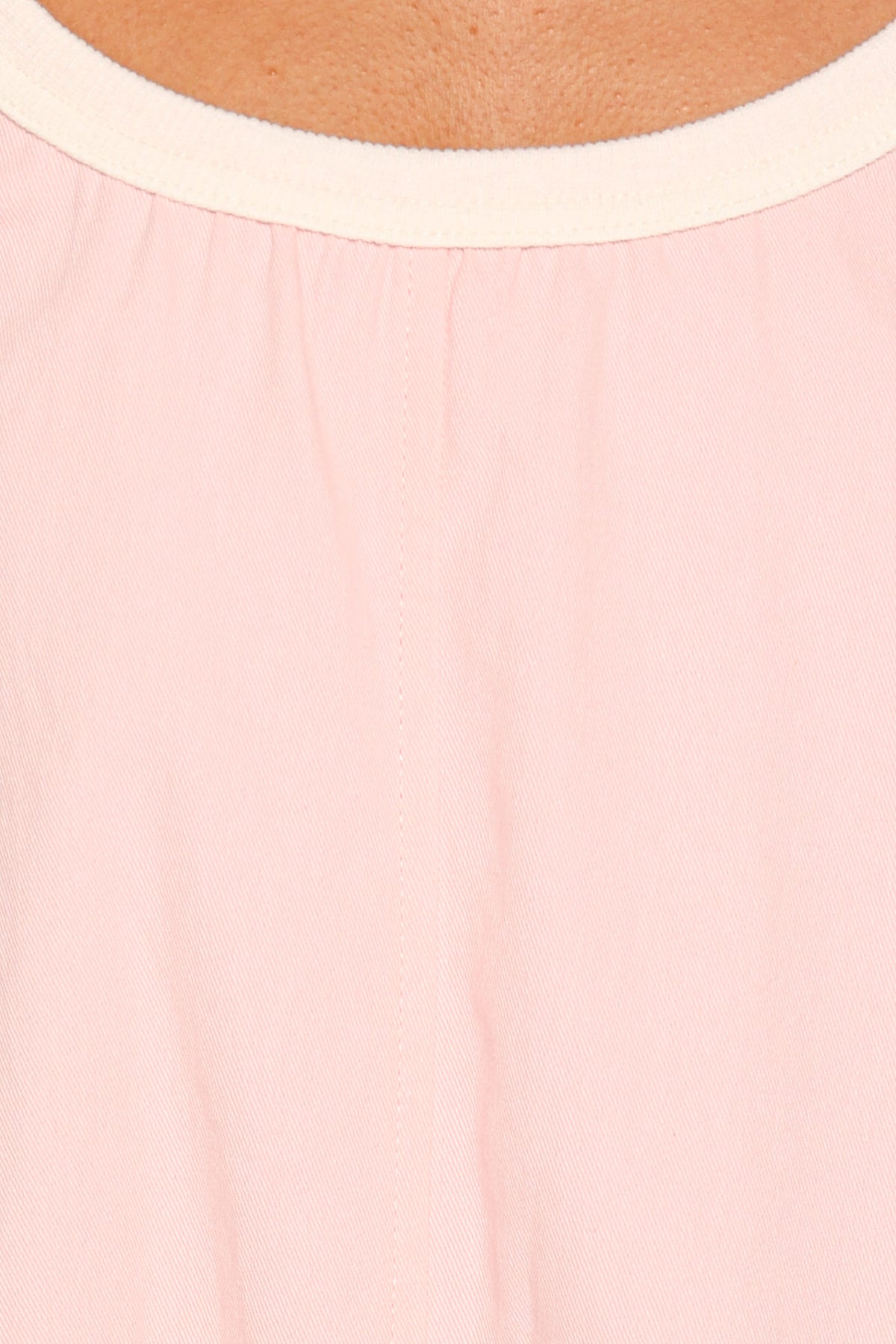 Madrid Mini Dress - Pink/Cream