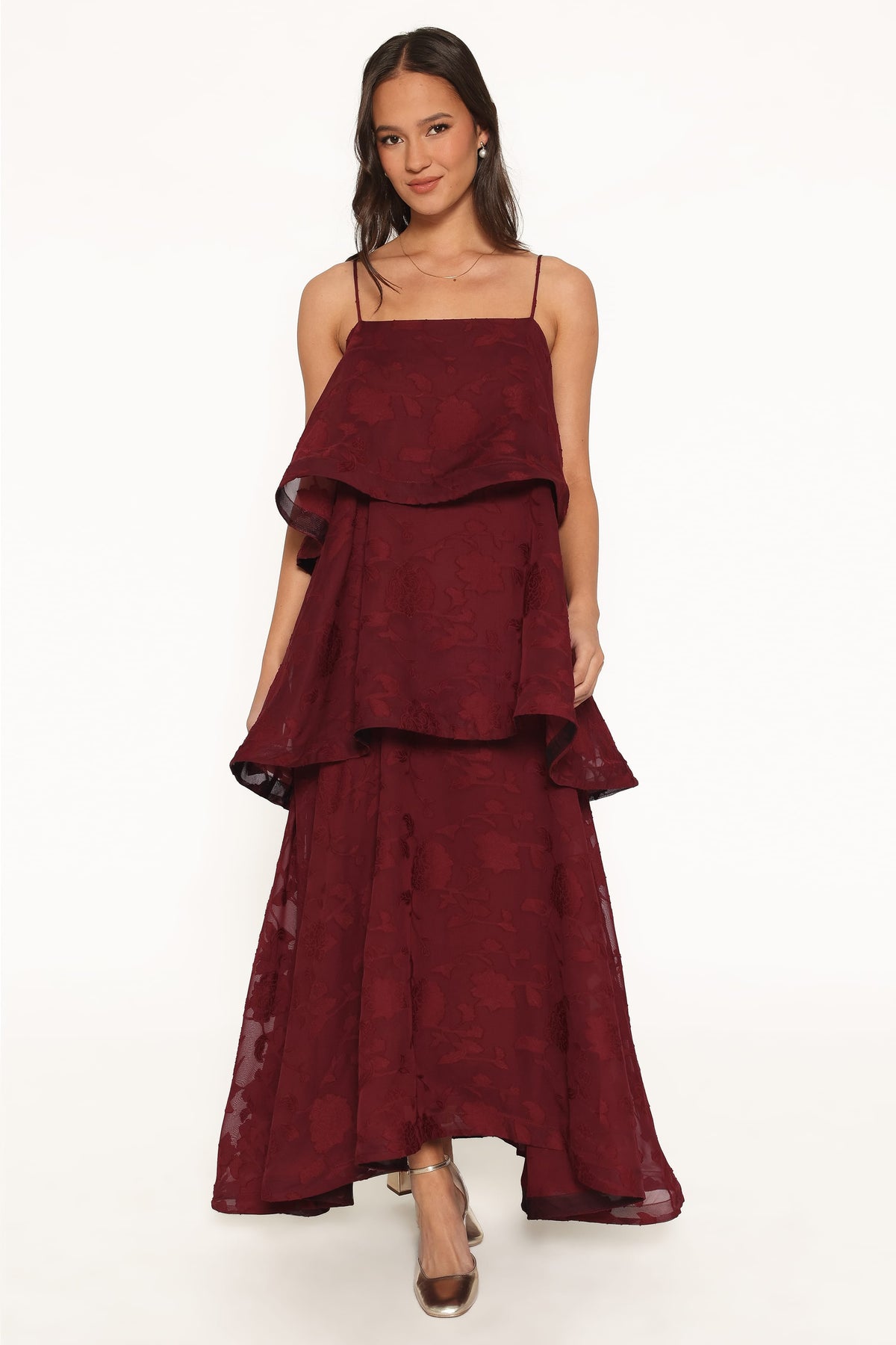 Nerissa Maxi Dress - Burgundy
