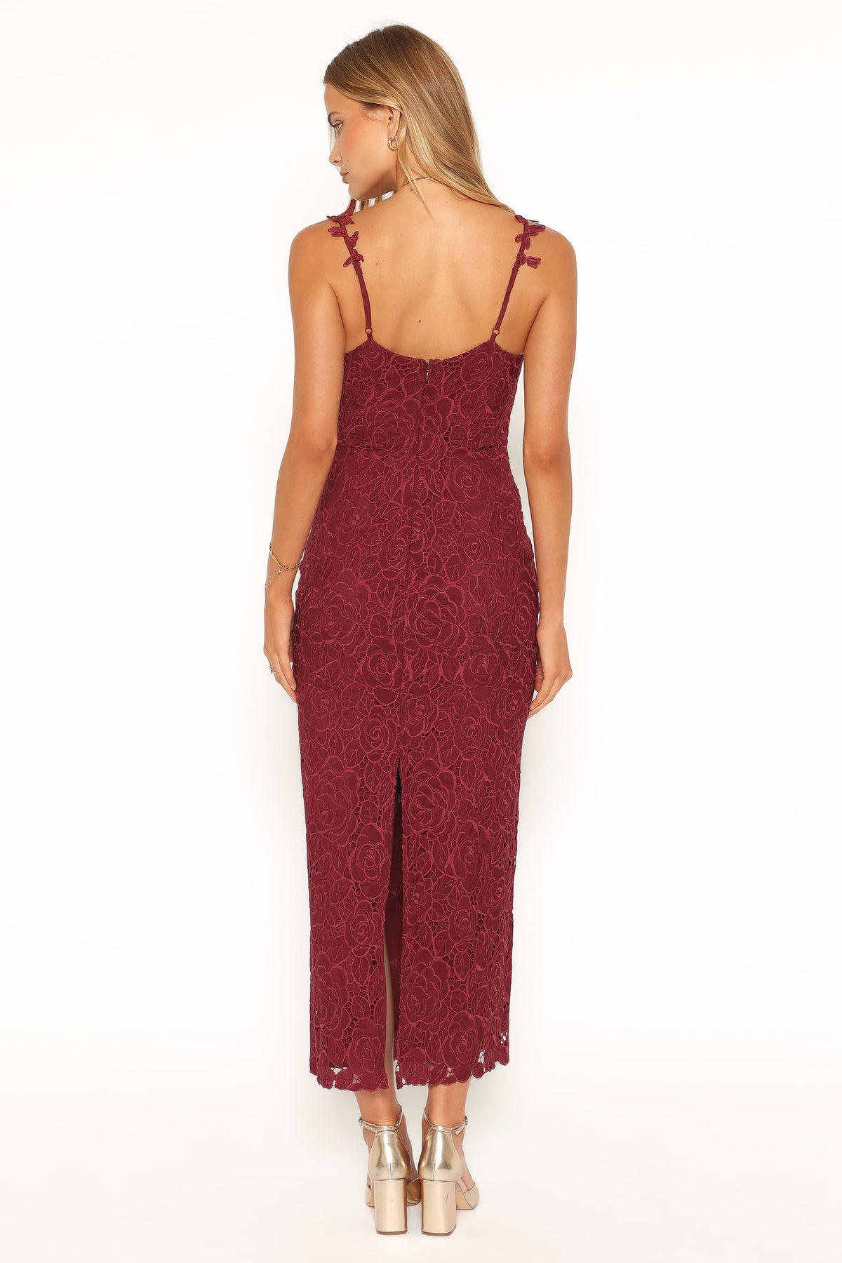 Rosana Maxi Dress - Cherry