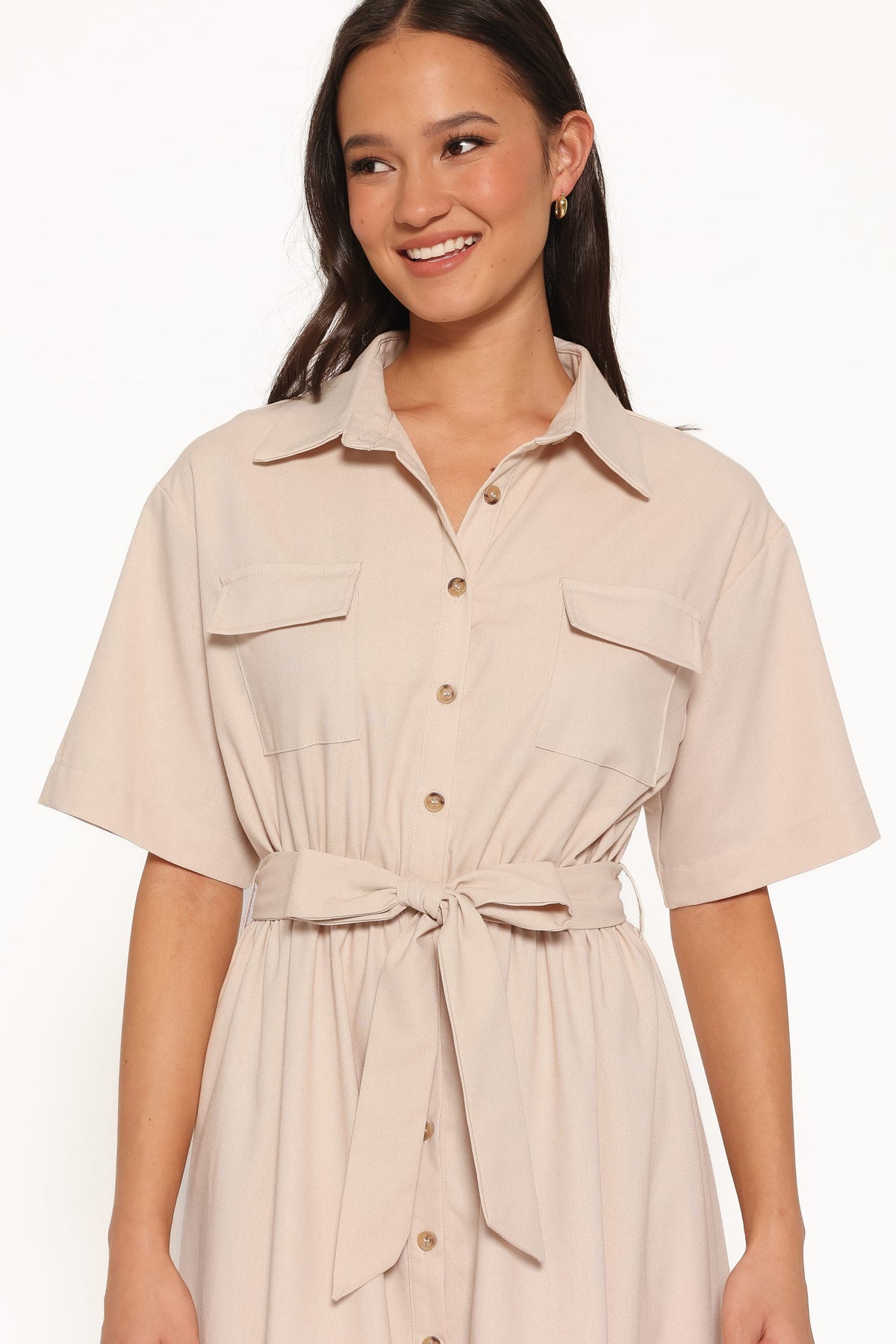 Shayna Maxi Dress - Beige