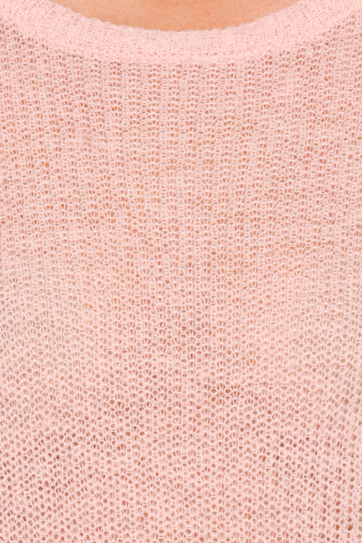 Janina Open Stitch Sweater - Pink