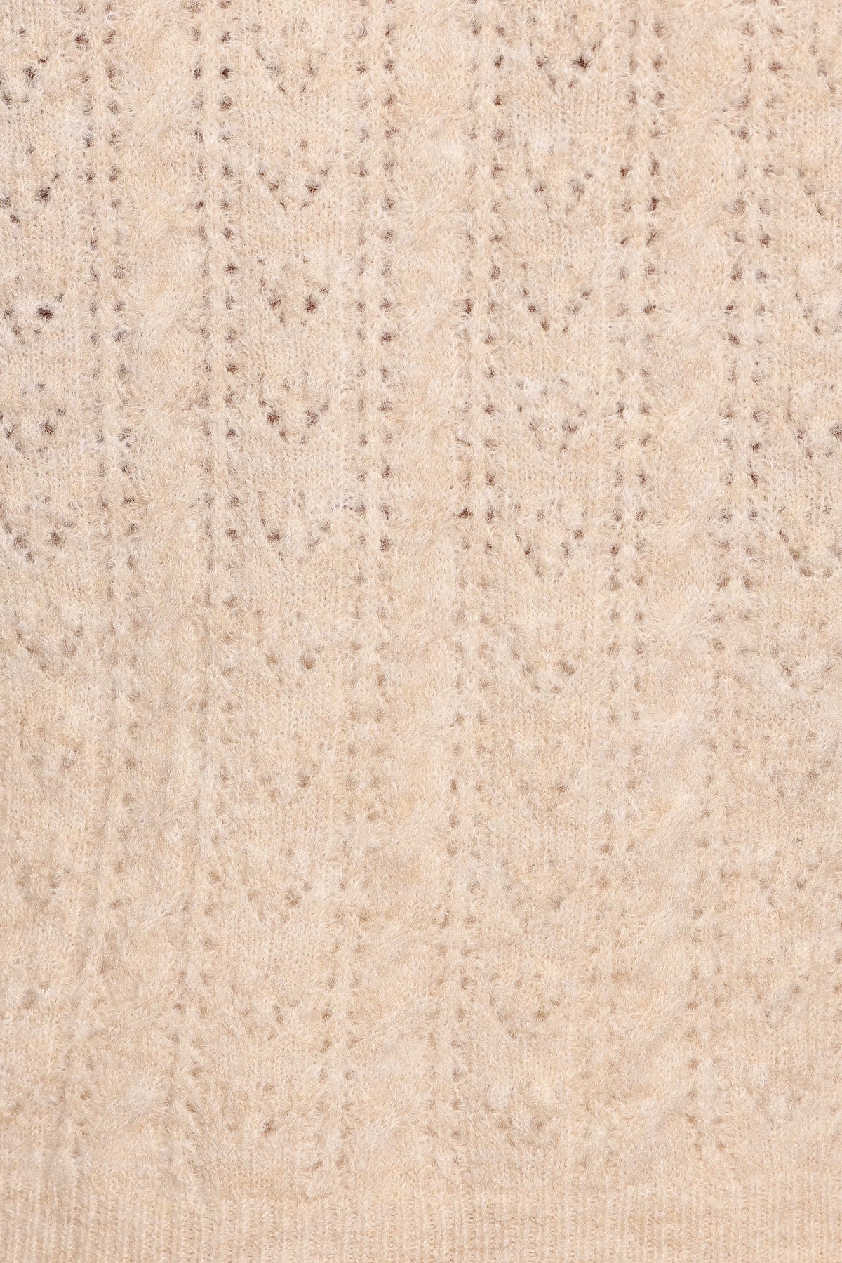 Reece Pointelle Sweater - Sand
