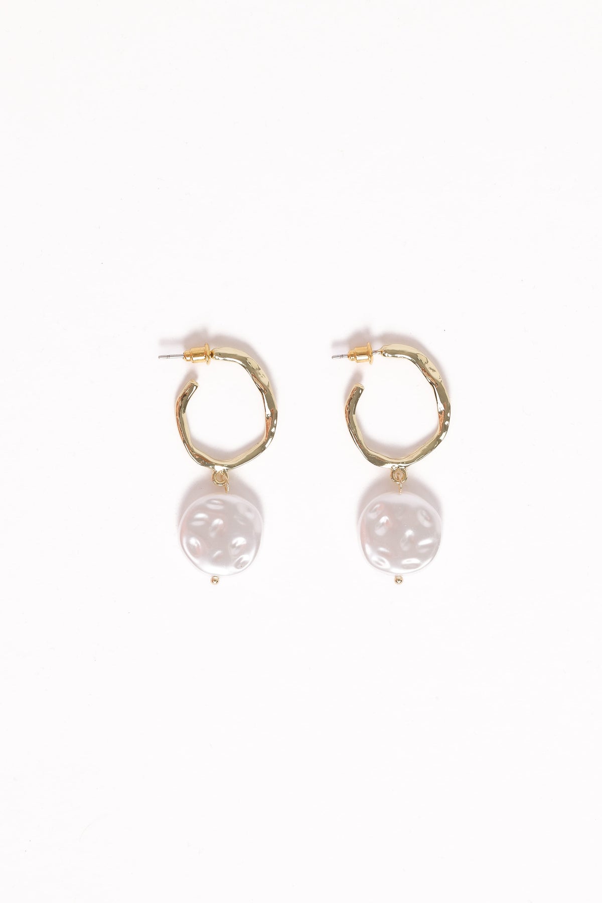 Carina Pearl Earrings - Gold