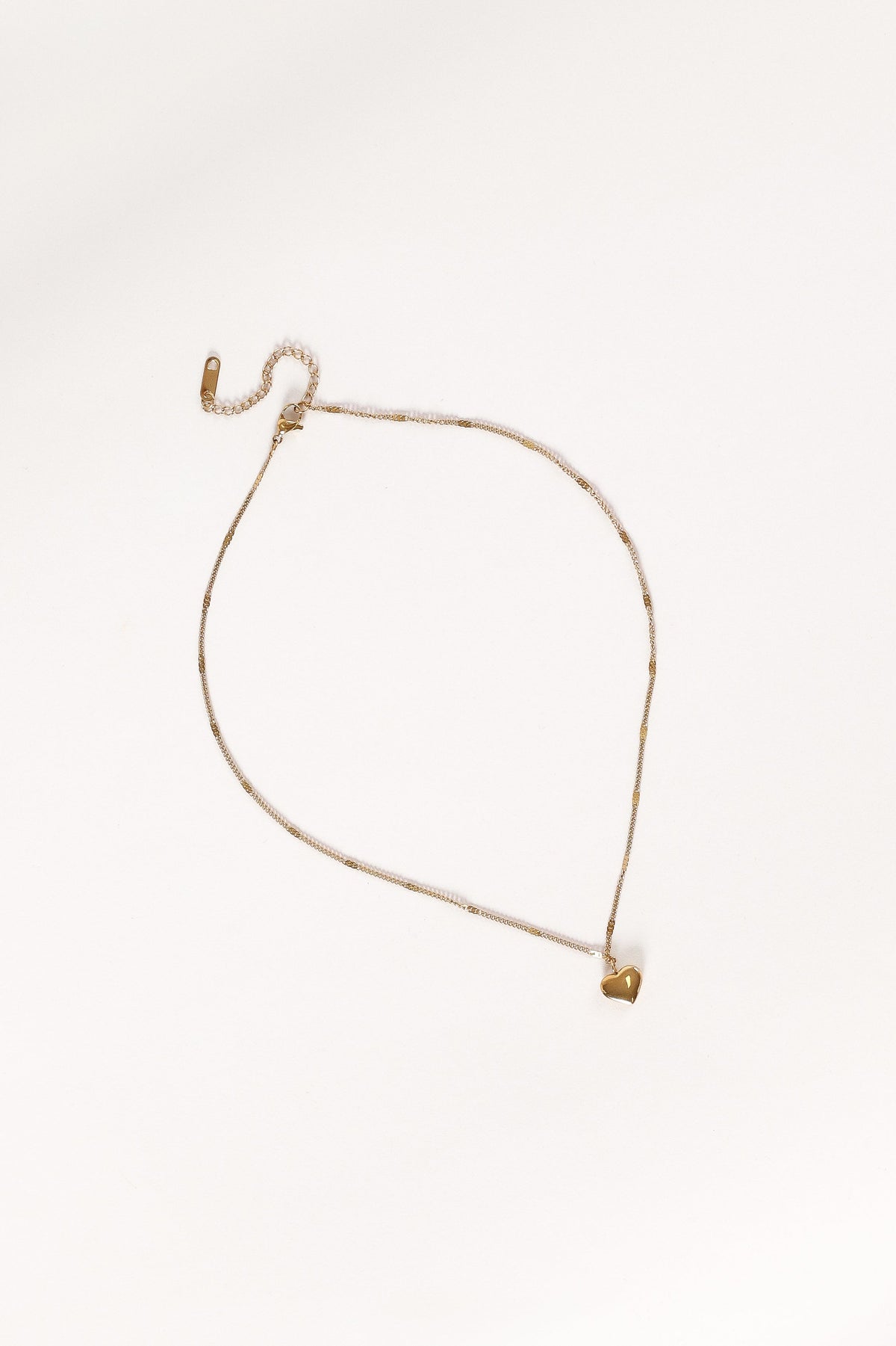 Fay Heart Shaped Necklace - Gold