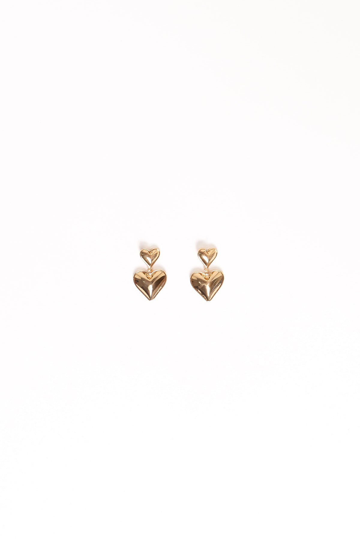 Mariana Heart Earrings - Gold