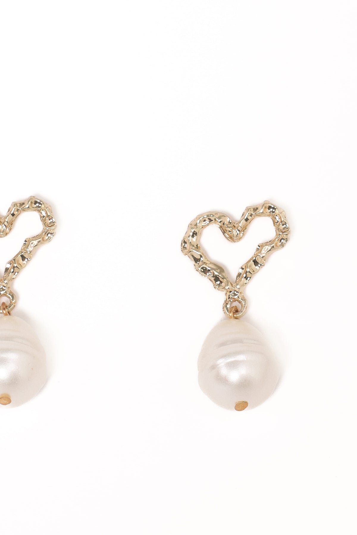 Solana Earrings - Gold Pearl