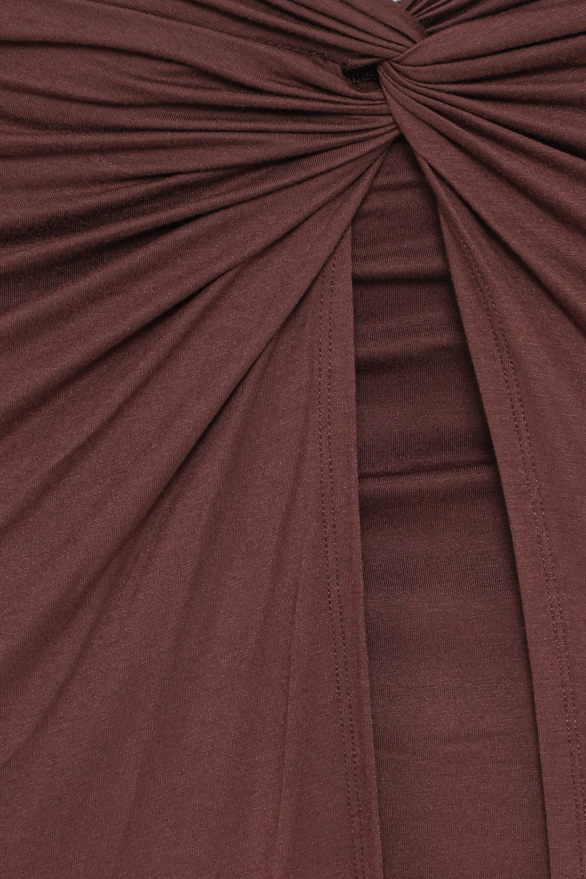 Cassandra Sarong Skirt - Dark Brown