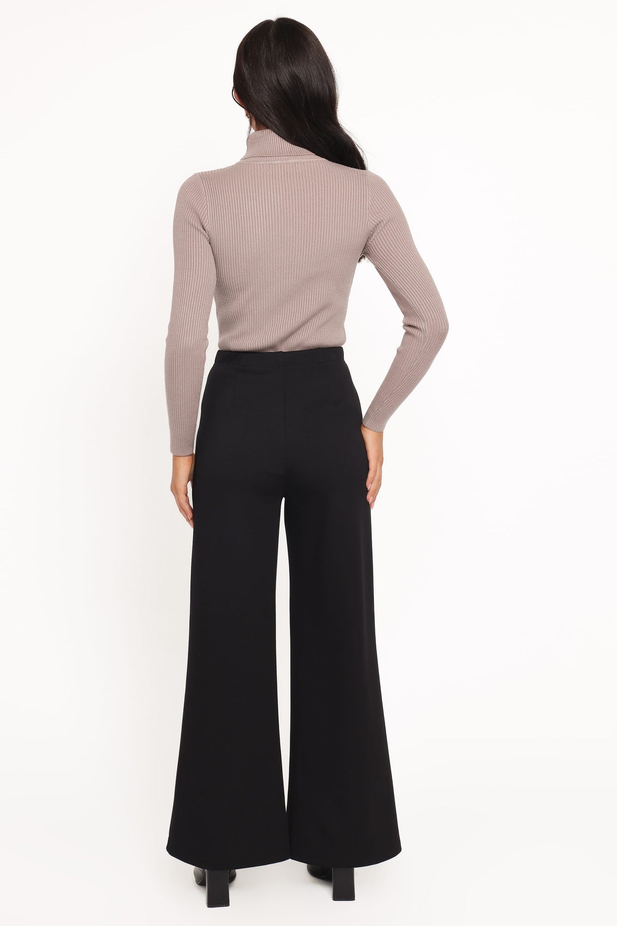 Jade Wide Leg Pant - Black