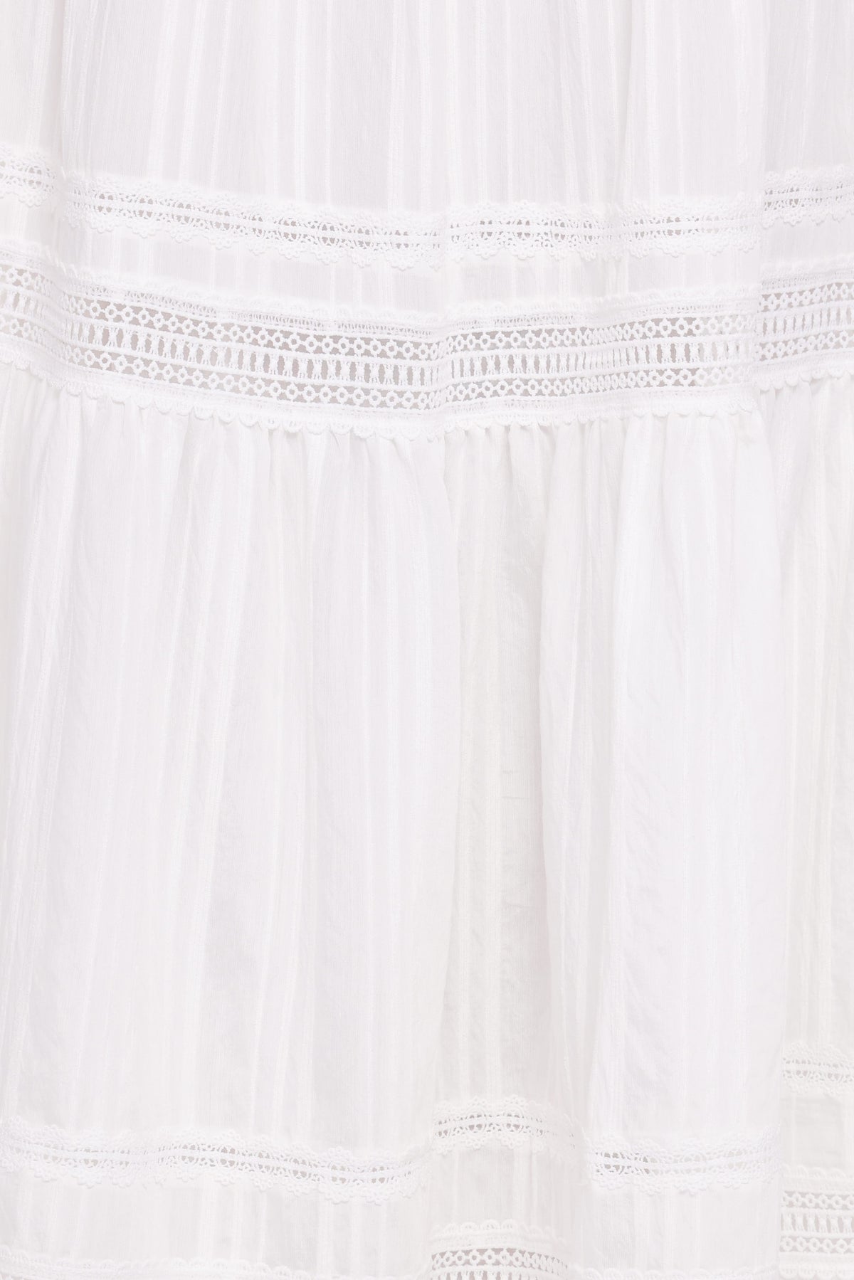 Peony Maxi Skirt - White