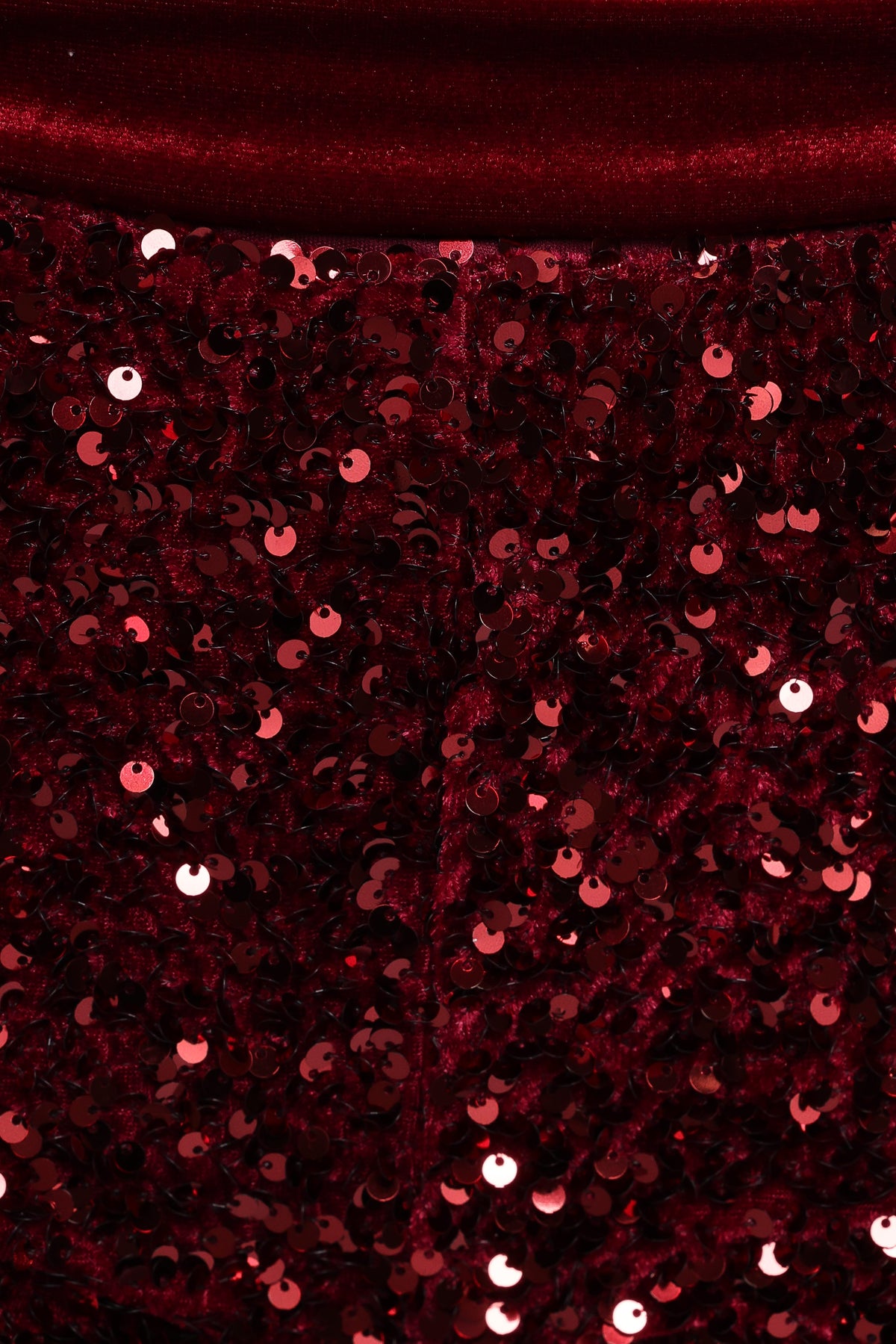 Scarlette Sequins Short - Burgundy