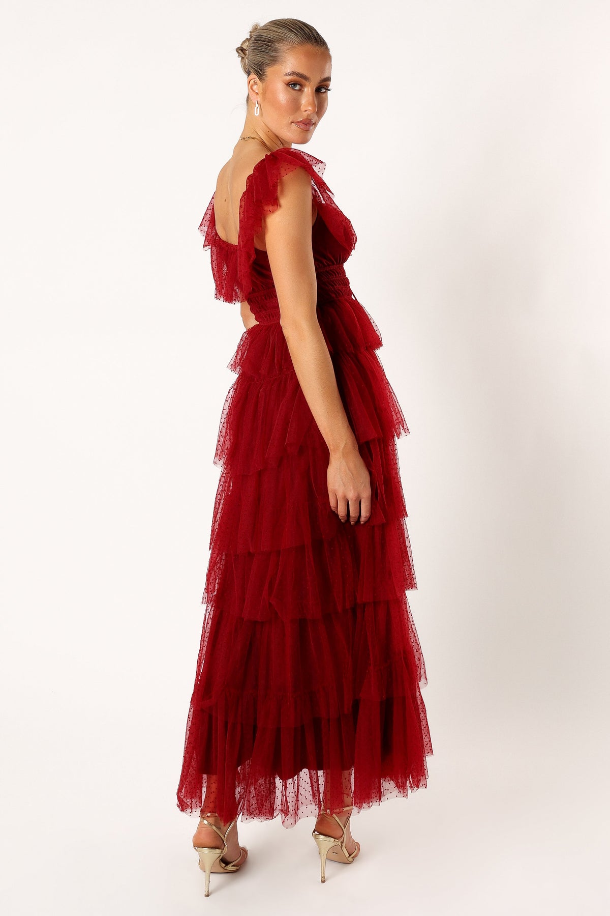 Belle Maxi Dress - Burgundy
