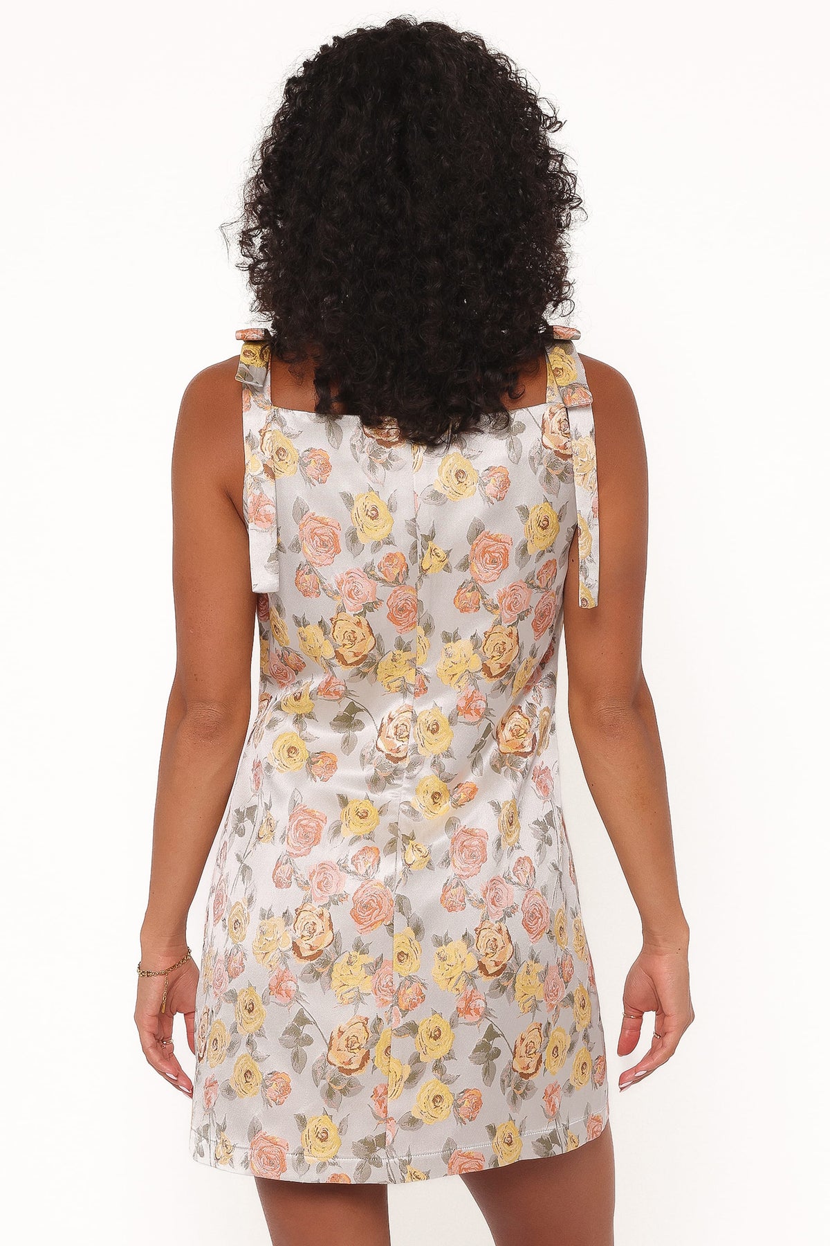 Carlie Mini Dress - Dusty Blue