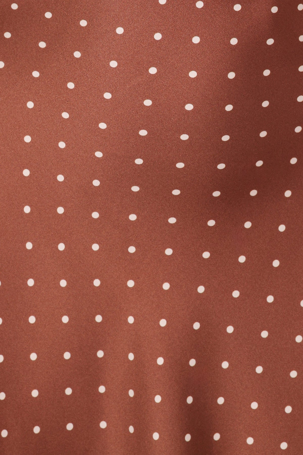 Cassinda Mini Dress - Brown Polka Dot